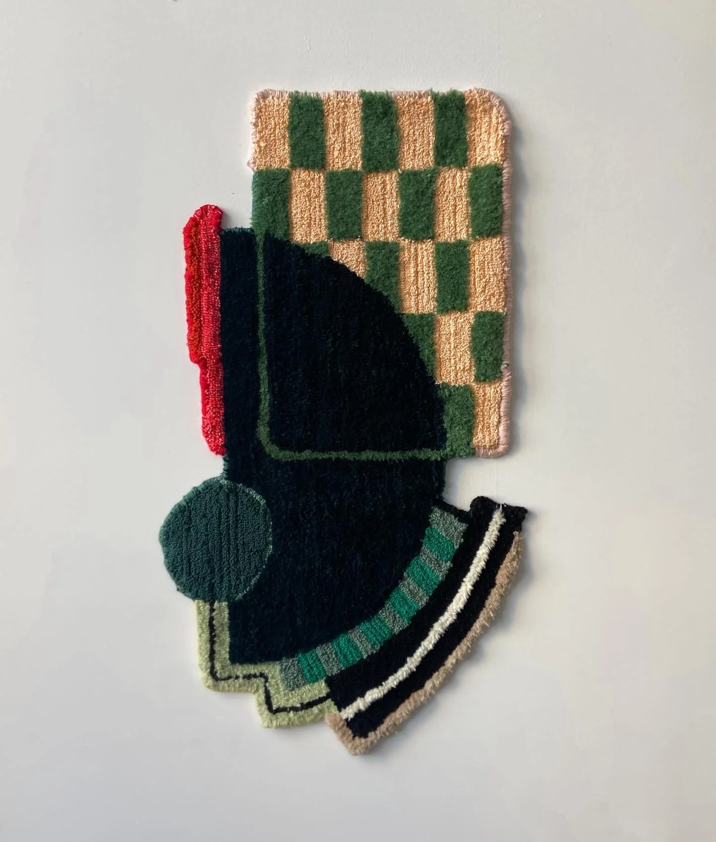 Meeting at the Fault Line
21 x 37 in
Wool, cotton, mohair, misc. collected fiber
2022