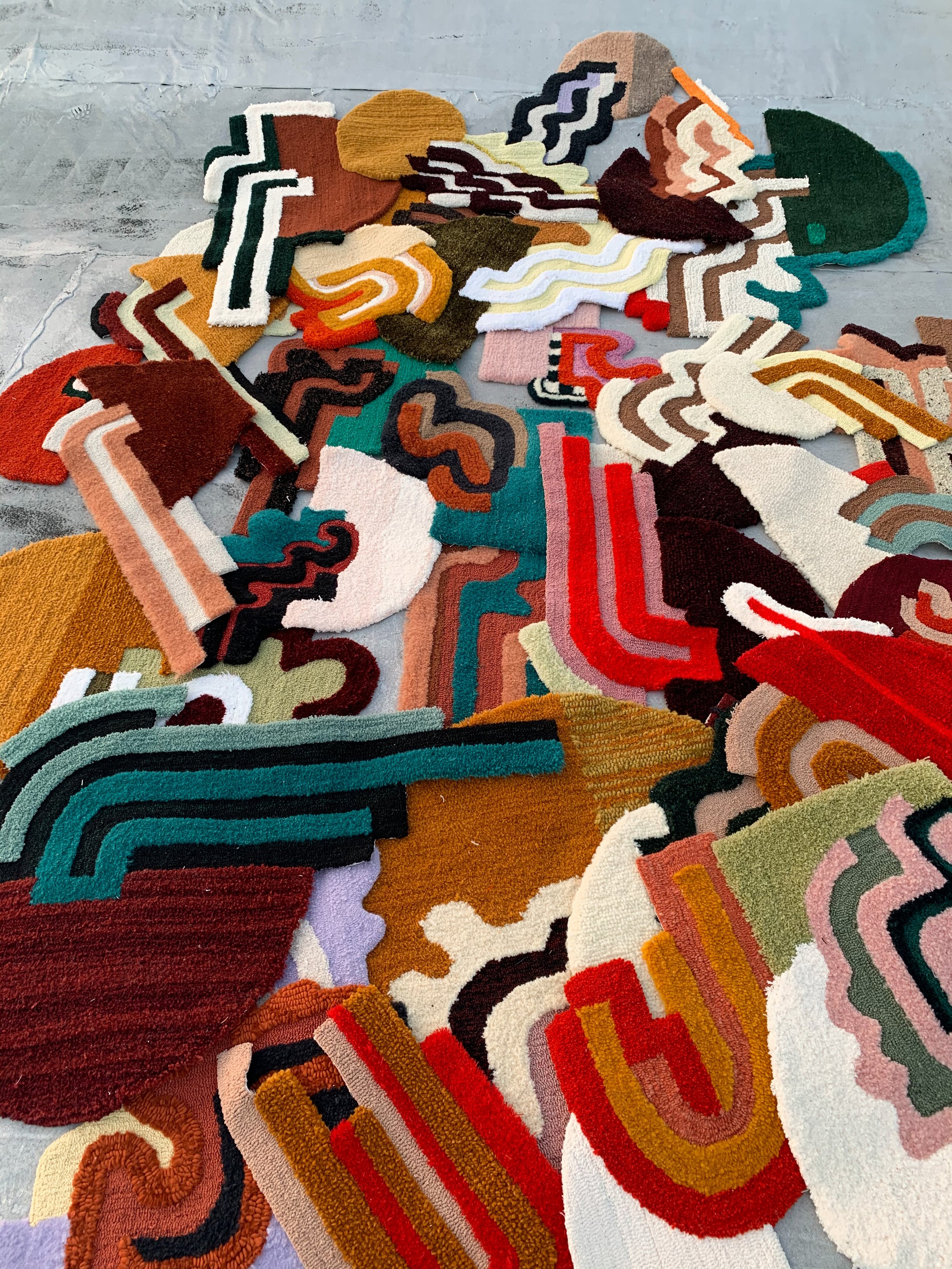 What You Think Vs. What You Feel
Approx. 14 x 24 ft installation
Wool, cotton, mohair, misc. collected fiber
2020