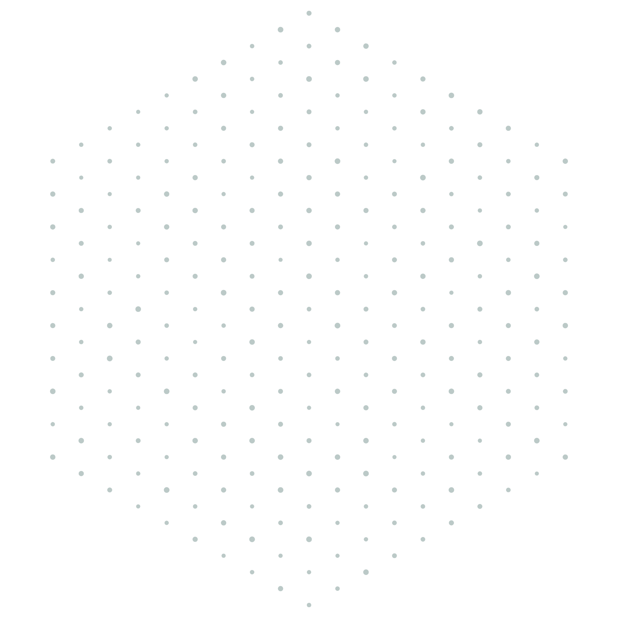 A black background with numerous small, evenly spaced, light gray dots arranged in a pattern.