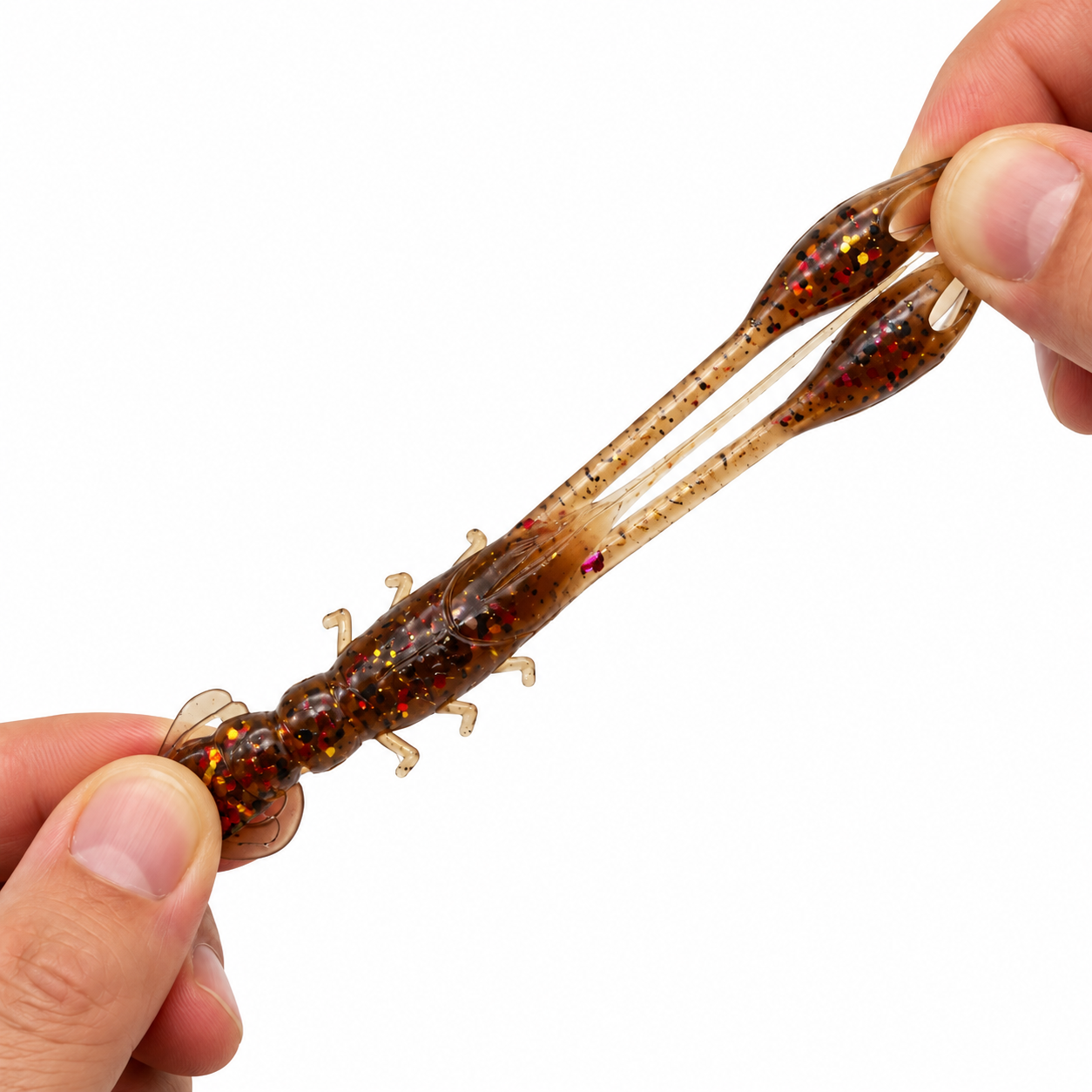 Whistytwig_Stretchy Glitter Crawfish Lure Demonstration.png