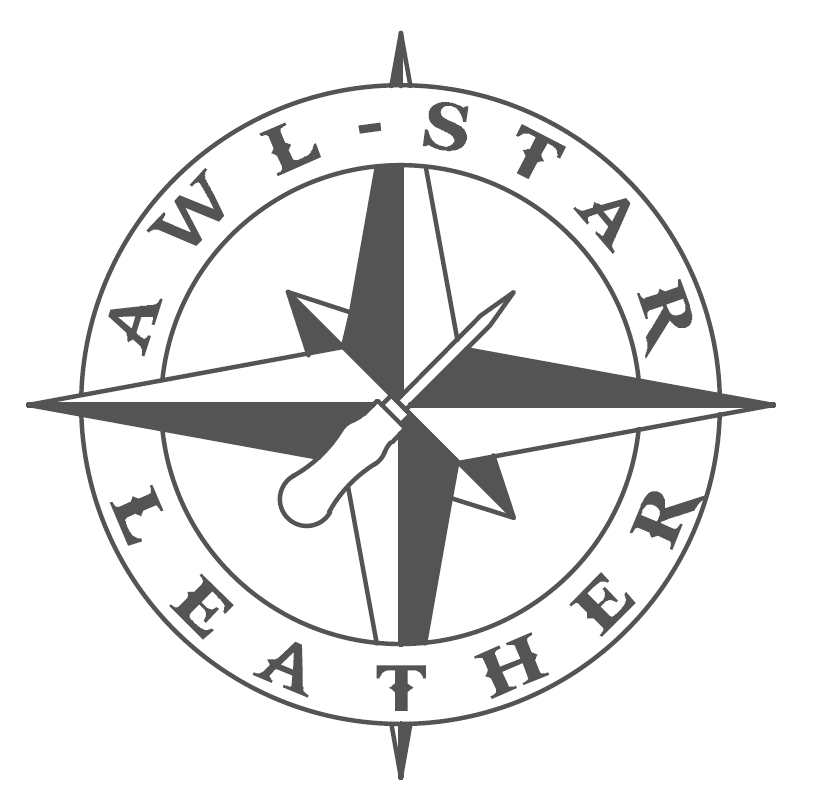 Awl Star Leather compass rose logo