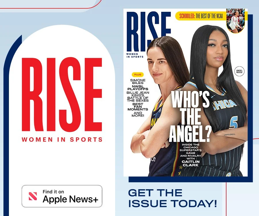 rise women in sports  apple news banner
