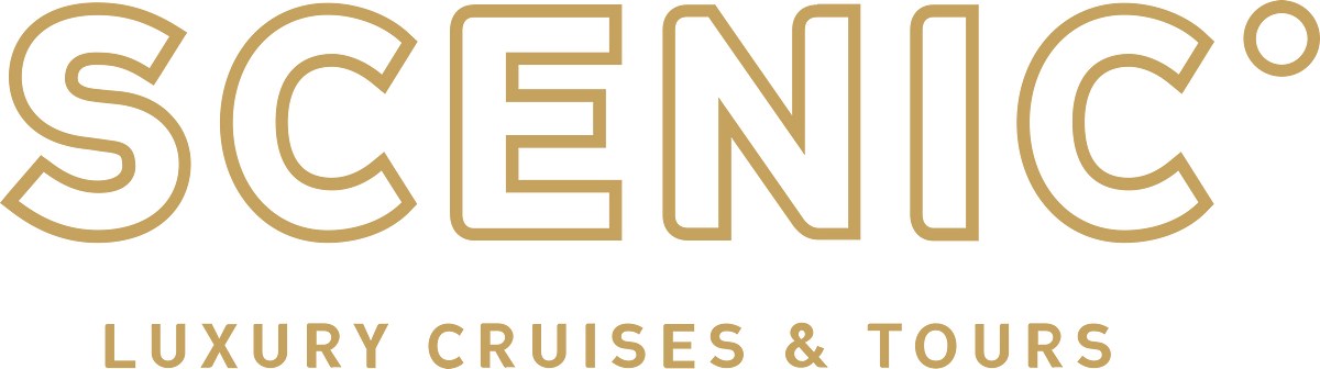 Logo for Scenic, a luxury cruises and tours company.