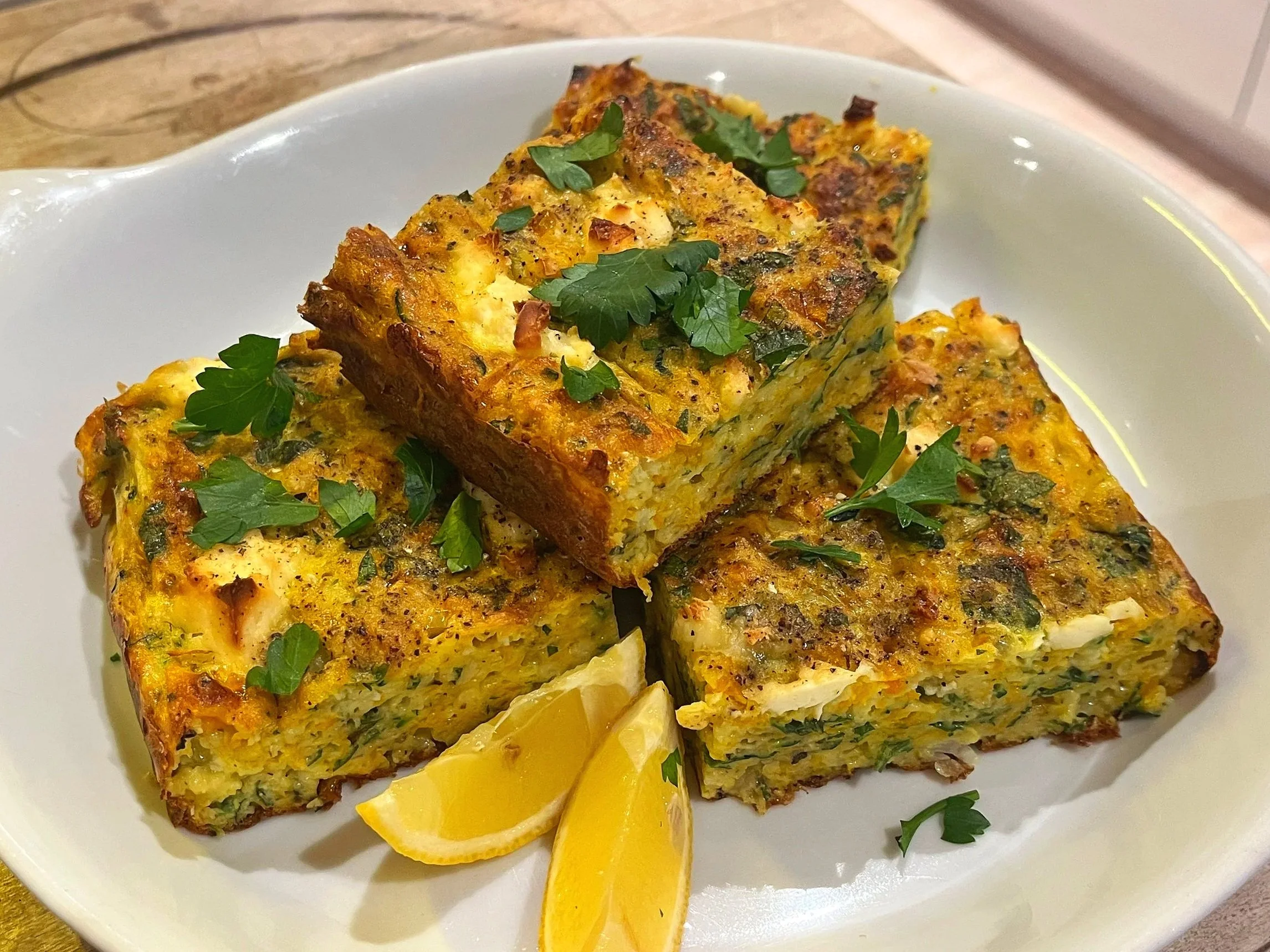 Pumpkin, Haloumi &amp; Cauliflower Pie