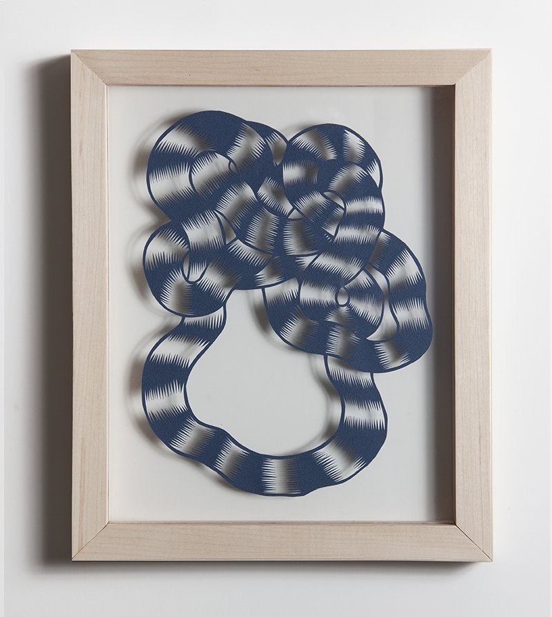 Gihon 2,
Paper in glass,
11x14"