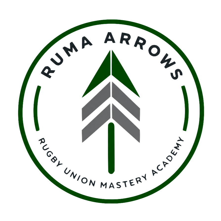 A military-style round emblem with a green and black color scheme, featuring a stylized arrow pointing upward in the center, with surrounding text including 'JOHNSON ARMY' at the top and 'PROUD UNMST' at the bottom.