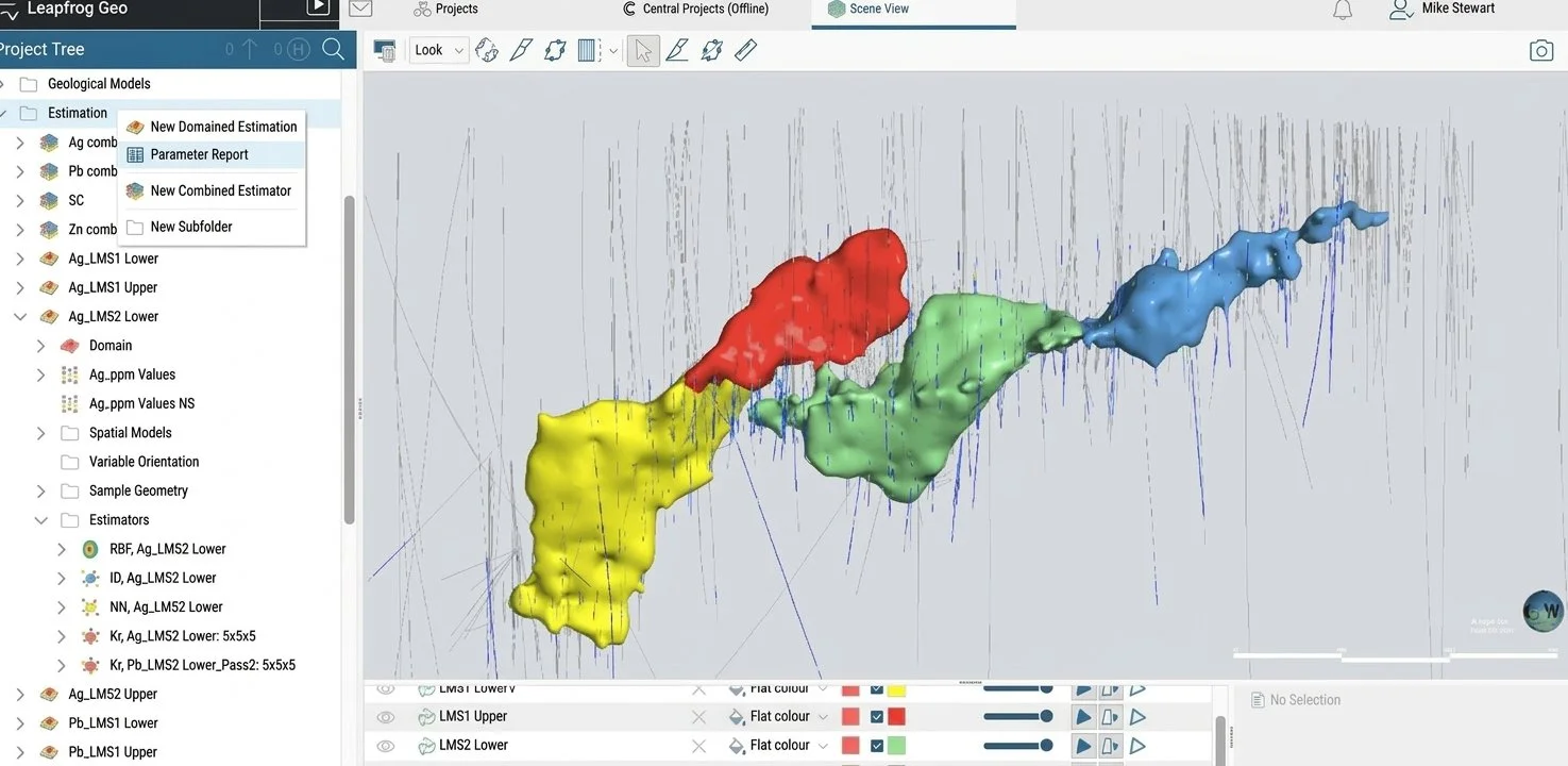 Leapfrog Edge subsurface modelling