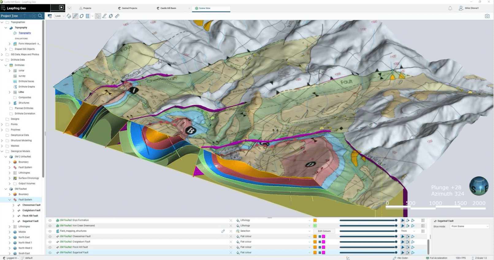 Leapfrog Geo subsurface modelling