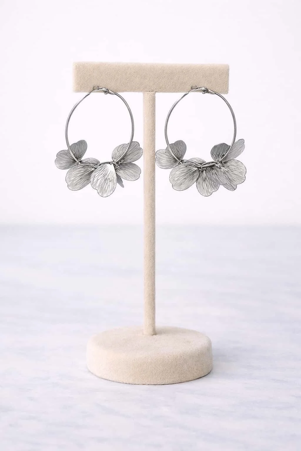 boucles d oreilles argentées