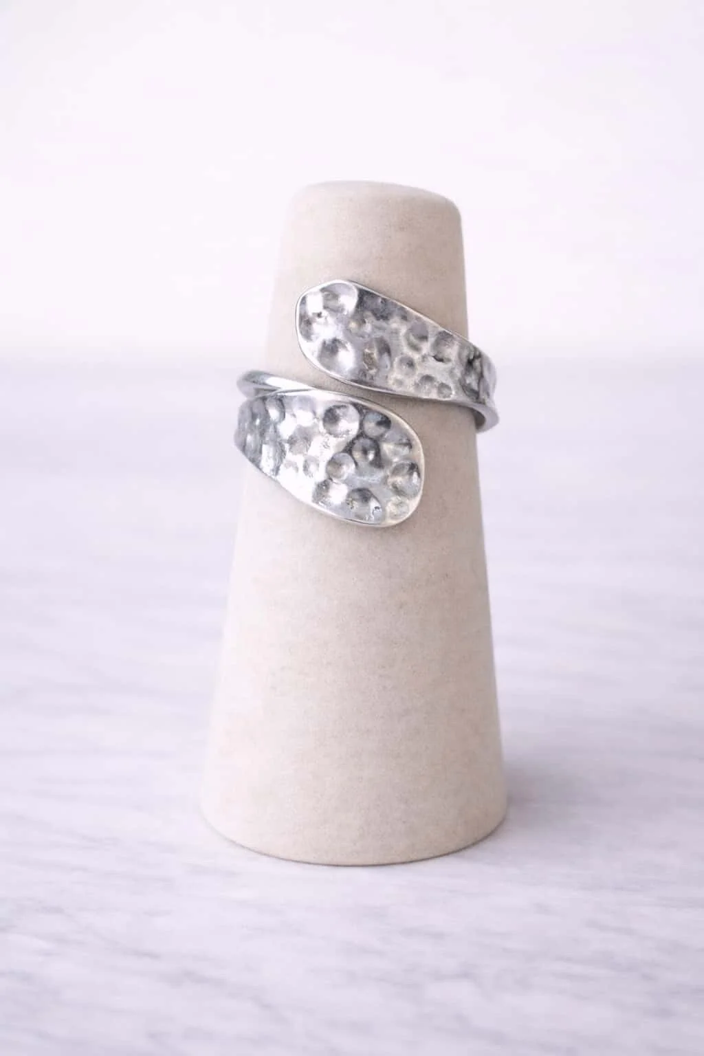 bague argenté réglable