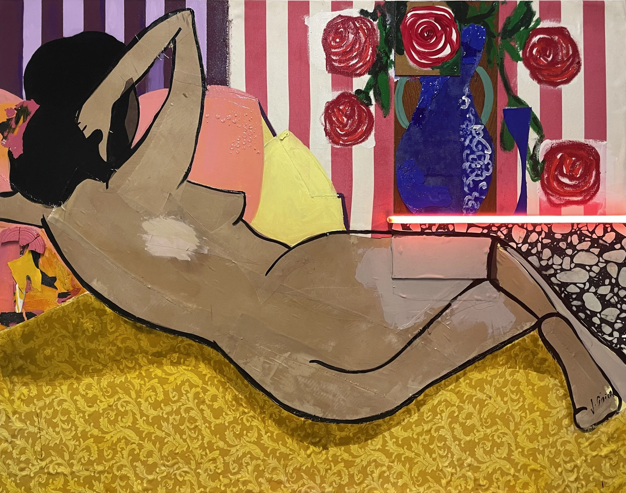 Nu au bouquet de roses roses 146 x 114 cm.jpg