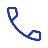 Icono de teléfono azul