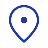 Icono azul de marcador de ubicación o ubicación en un mapa