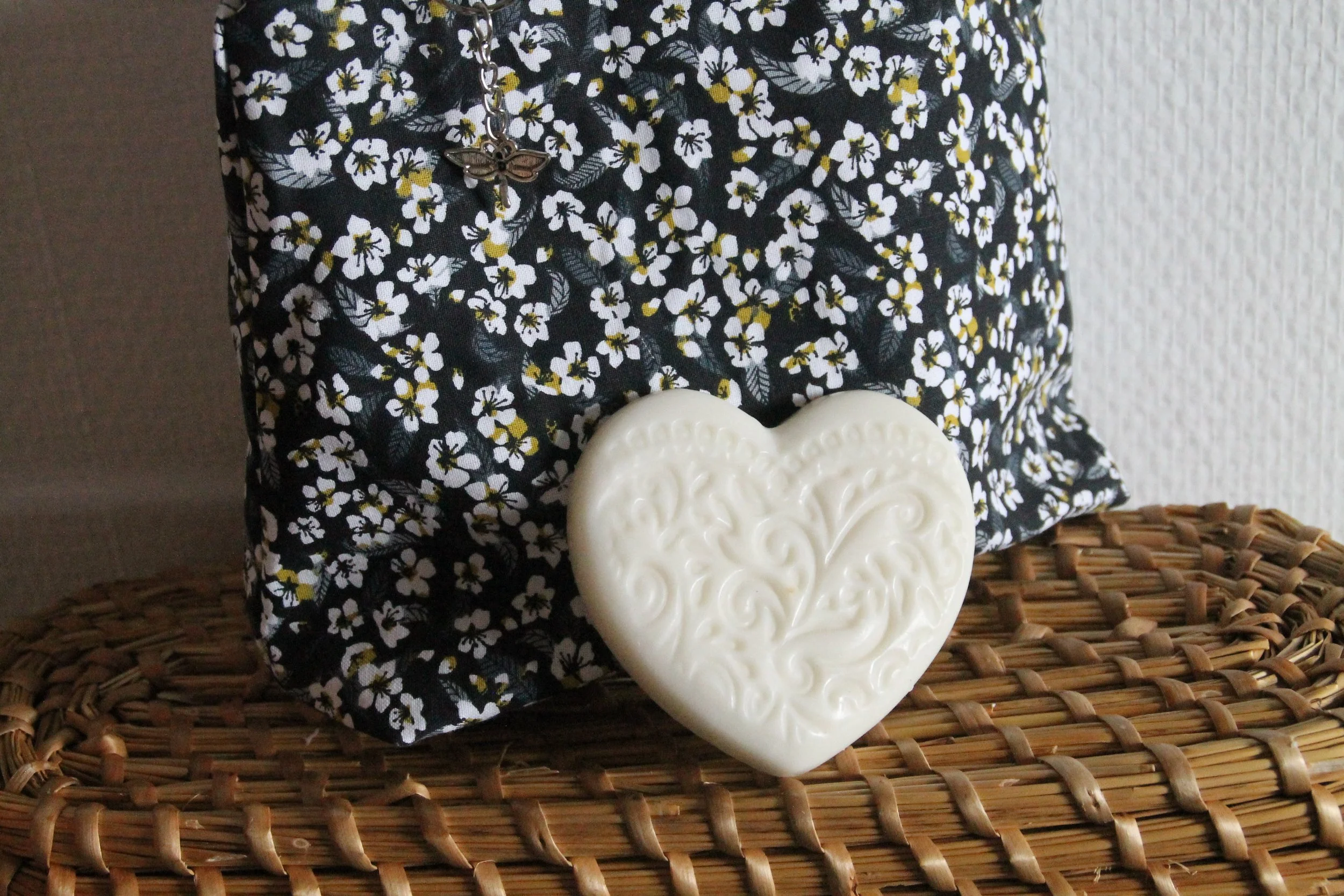 Ensemble Trousse de Toilette et Savon Cœur