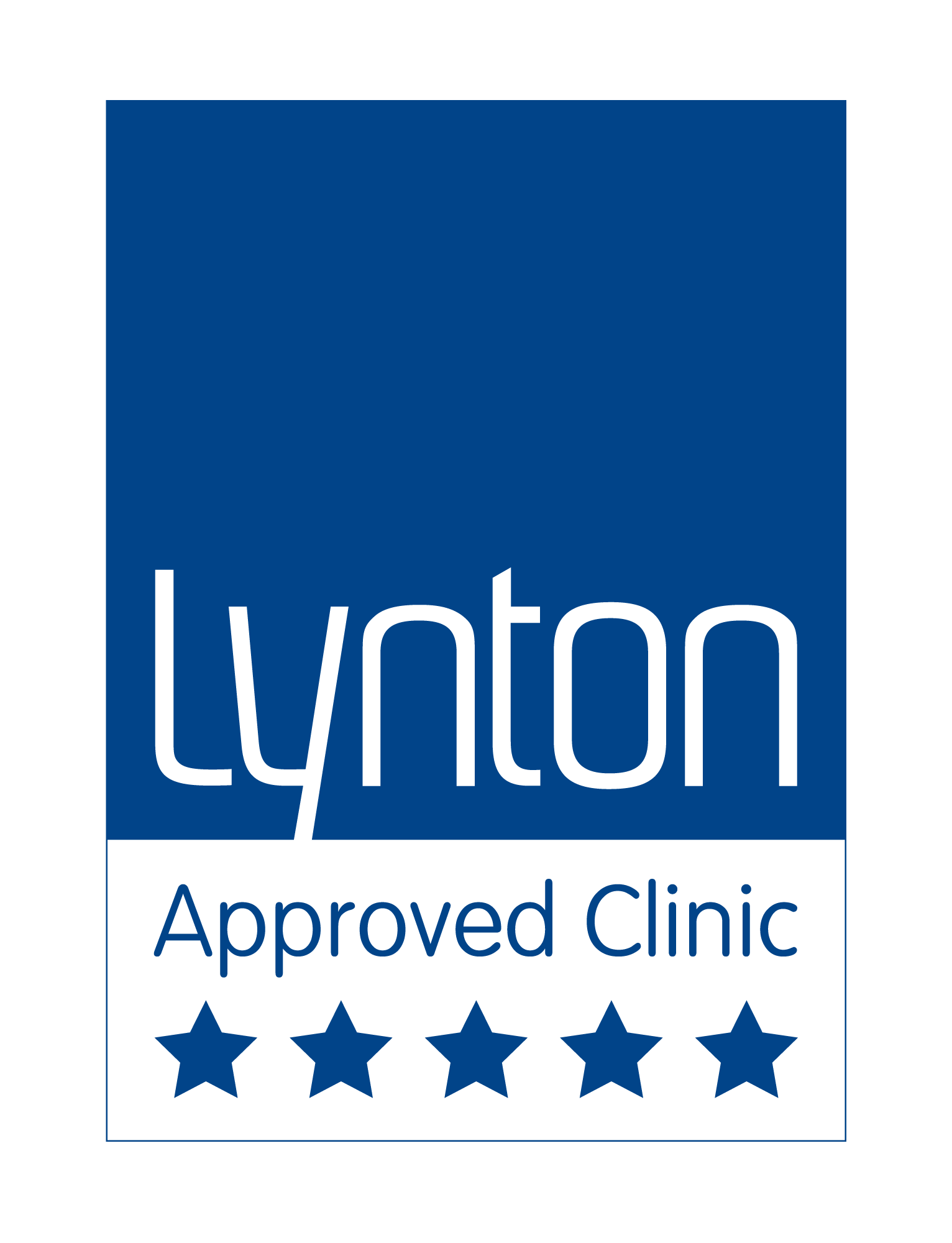 Lynton Laser Logo with text describing Parkview Lasercare as a Lynton Approved Clinic.