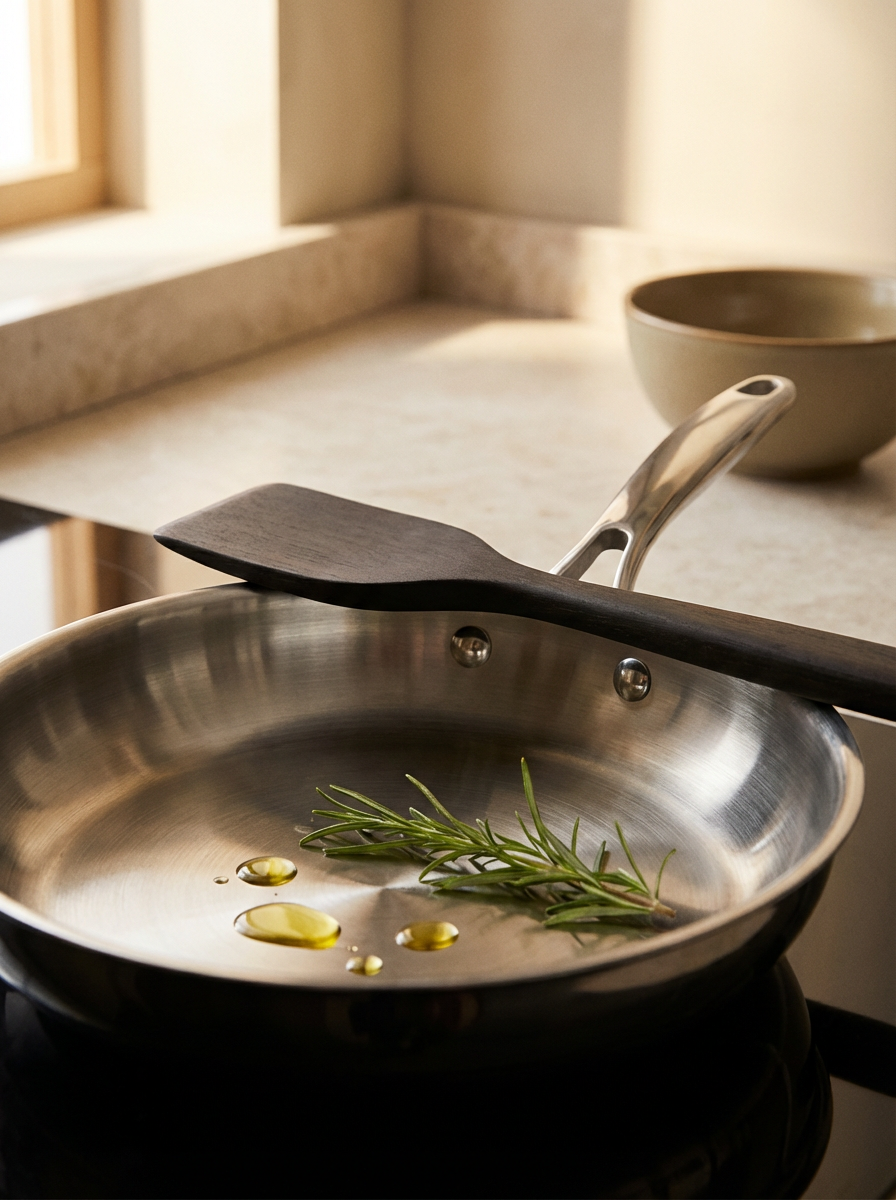 Stainless Steel Frying Pan