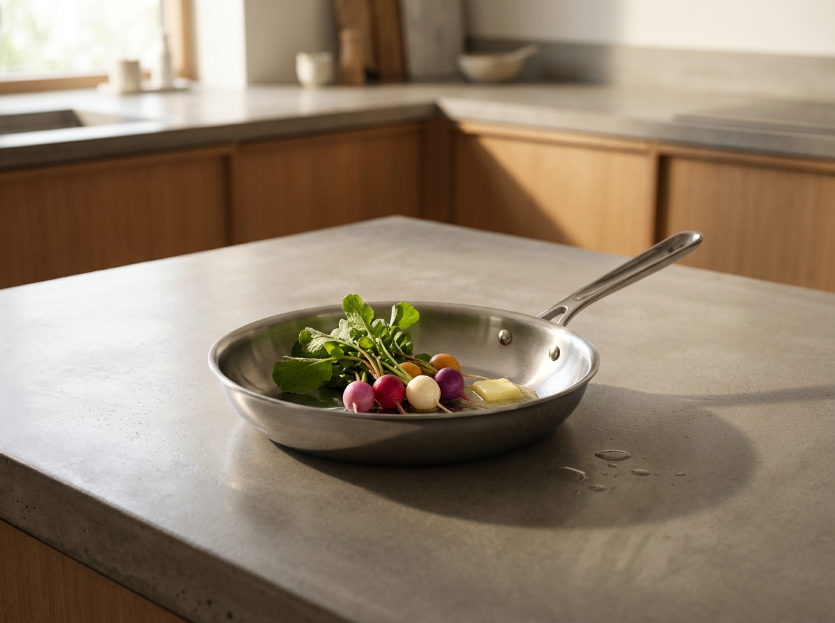 Stainless Steel Frying Pan