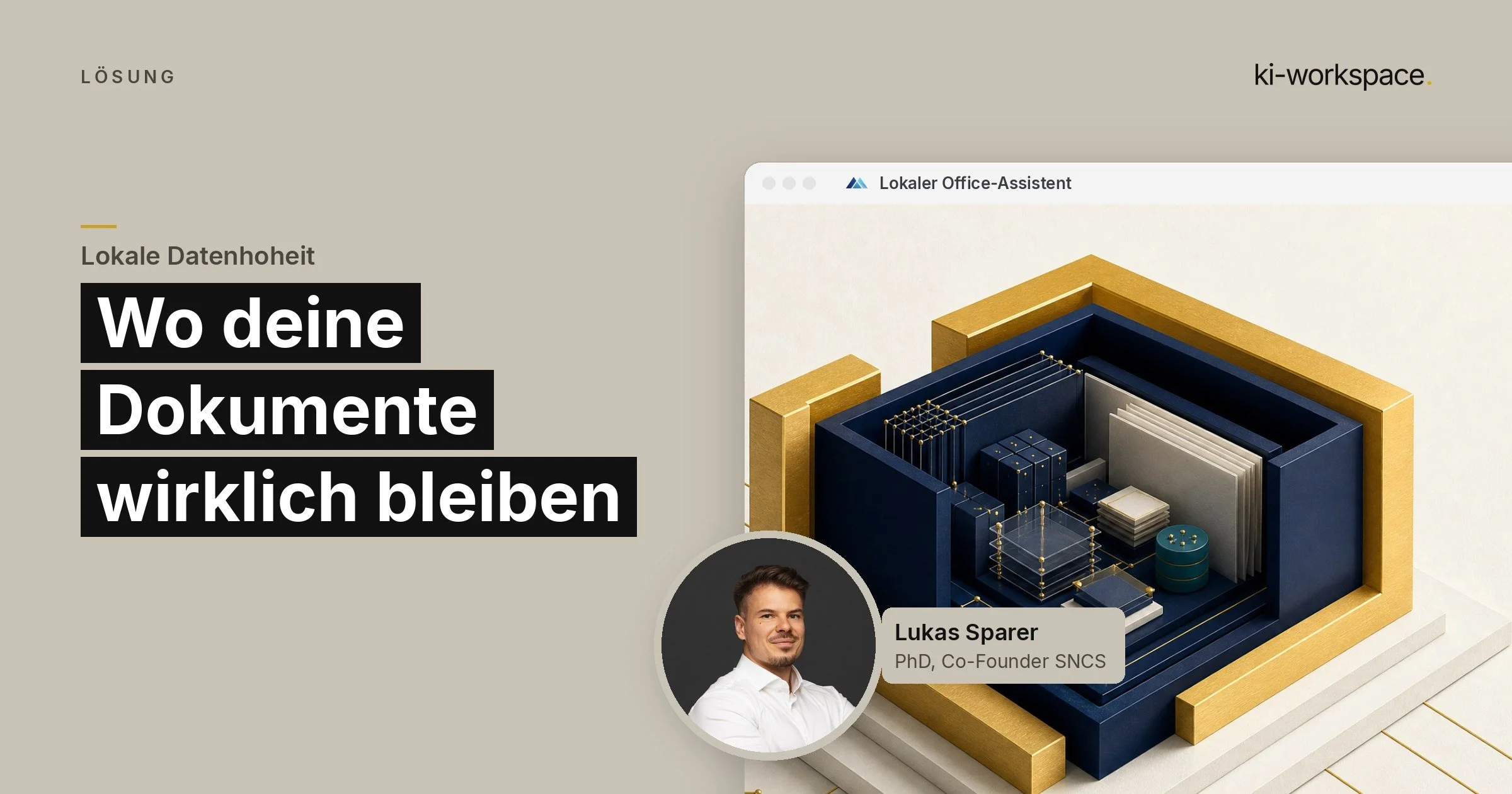 Lokaler Office Assistent: Datenhoheit braucht Kontrolle