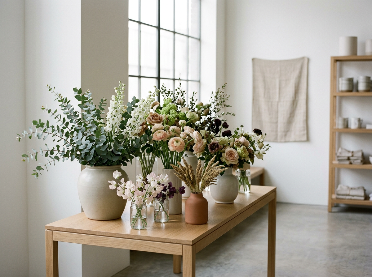 Floral Arrangement Workshop using fresh & artificial flowers