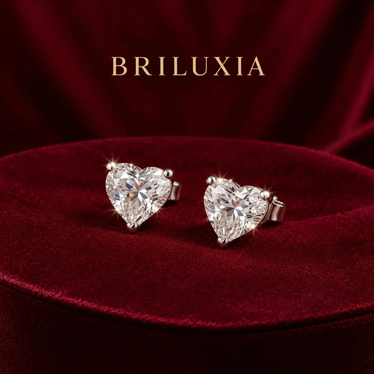 Briluxia Heart Earrings
