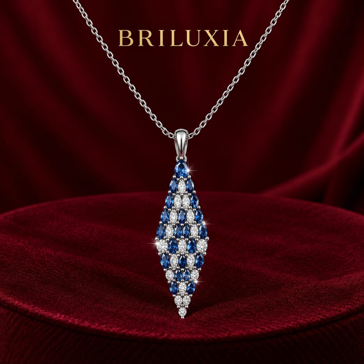 Briluxia Pakhlava Sapphire Necklace