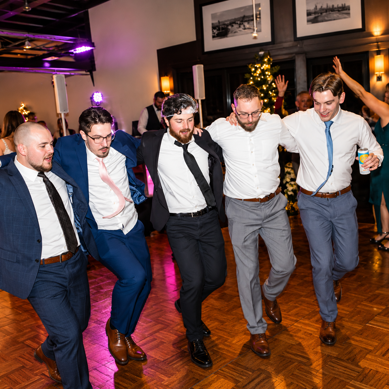 Arm-in-Arm Wedding Dance Party.png