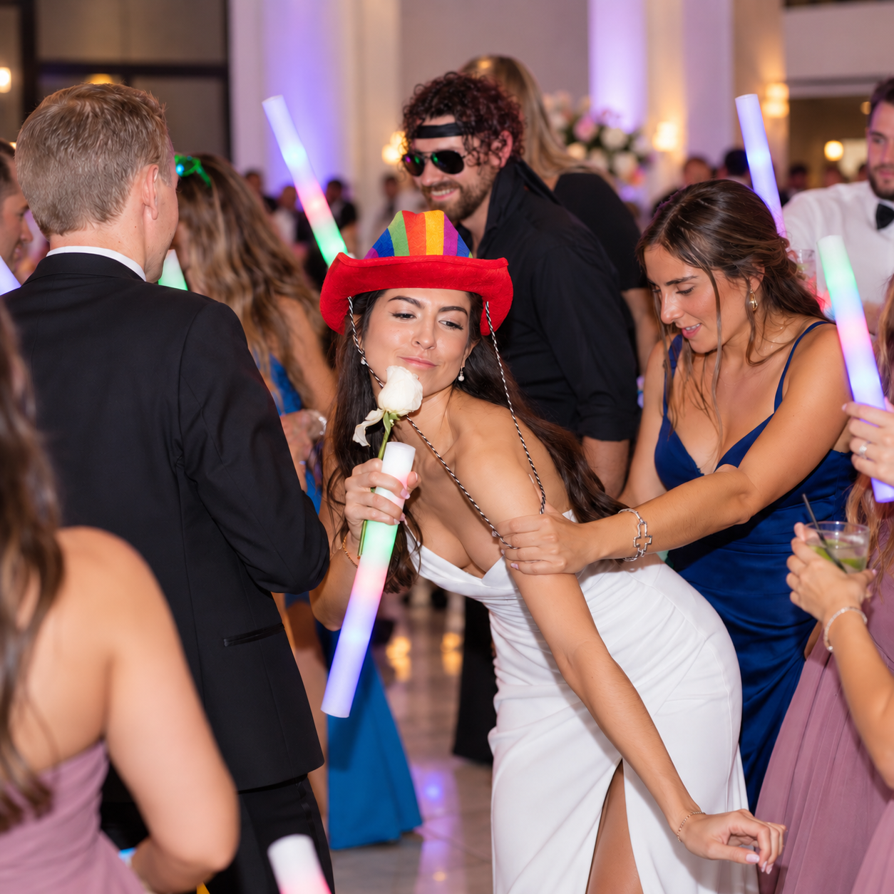 Rainbow Hat Wedding Dancefloor.png