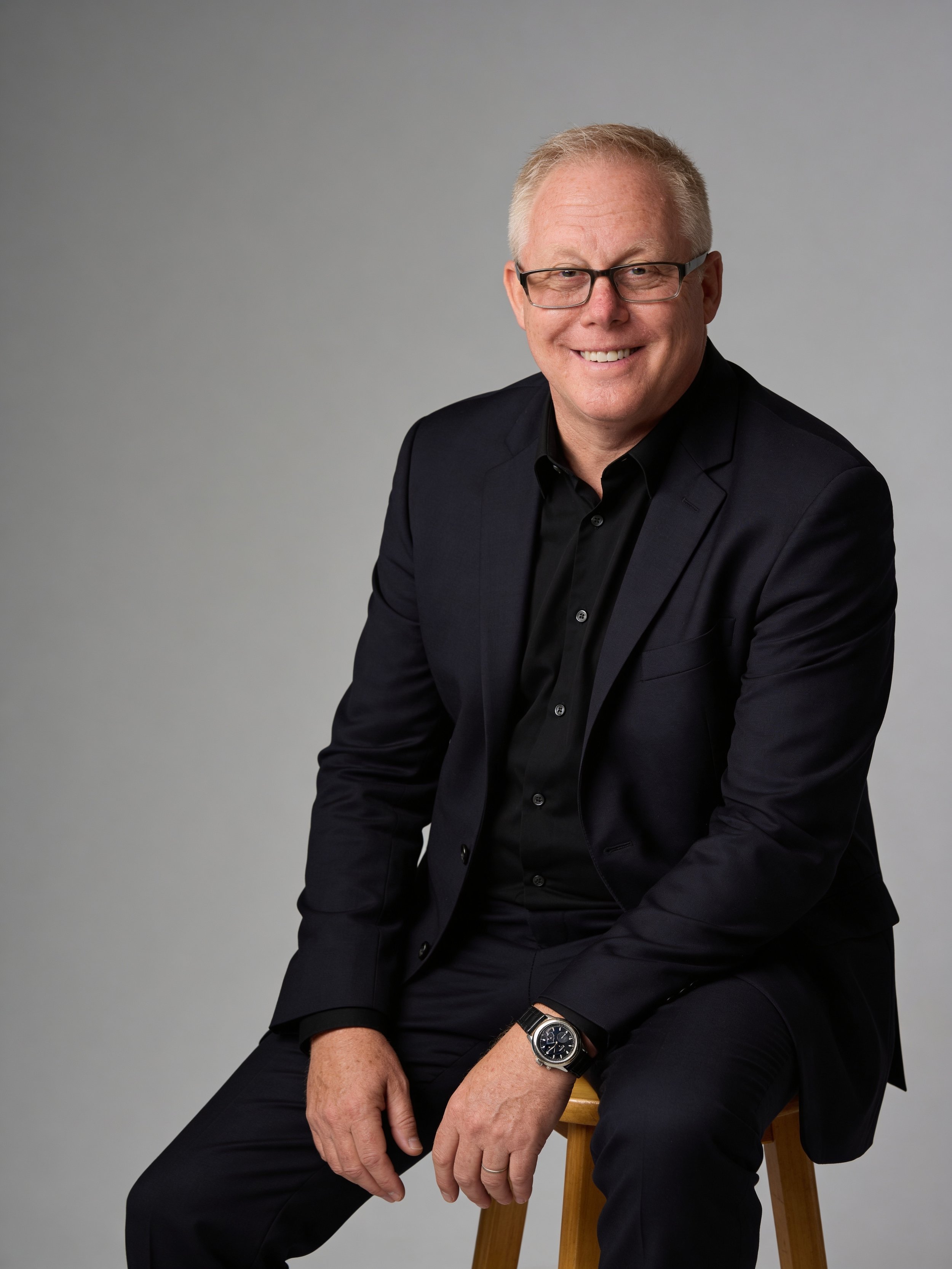 Portrait of Johnny Dutcher, owner and DJ of NightBeat Entertainment