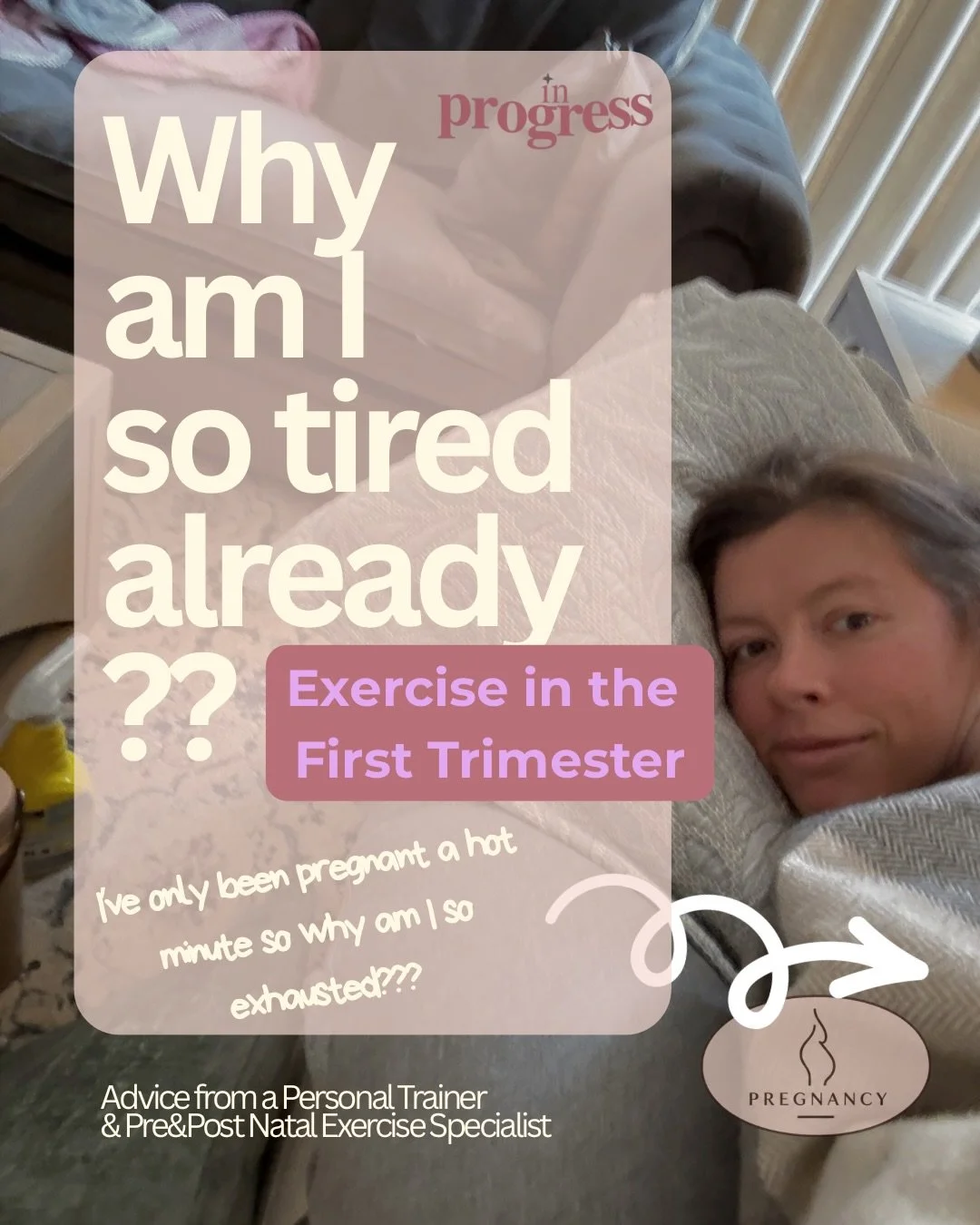 Why am I SO tired already? 🫠

The first trimester! You might not &ldquo;look&rdquo; pregnant yet. You might still be doing the same training you were doing a few weeks ago.

And yet suddenly it can feel completely different.

So, what&rsquo;s actual
