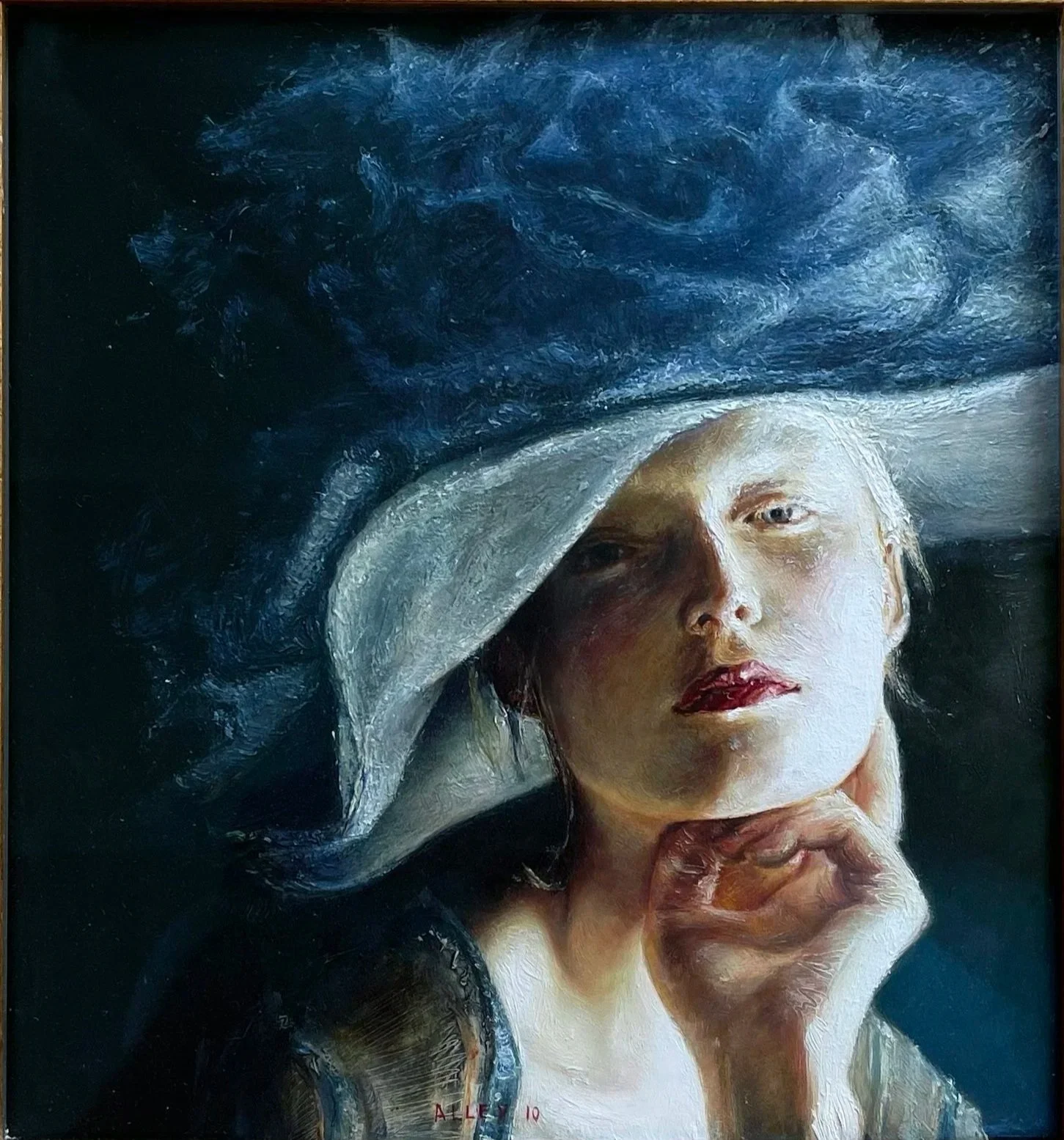 Girl+with+Blue+Hat%2C+Eric+Alley%2C+Oil+on+Panel%2C+12x13+Inches.jpg