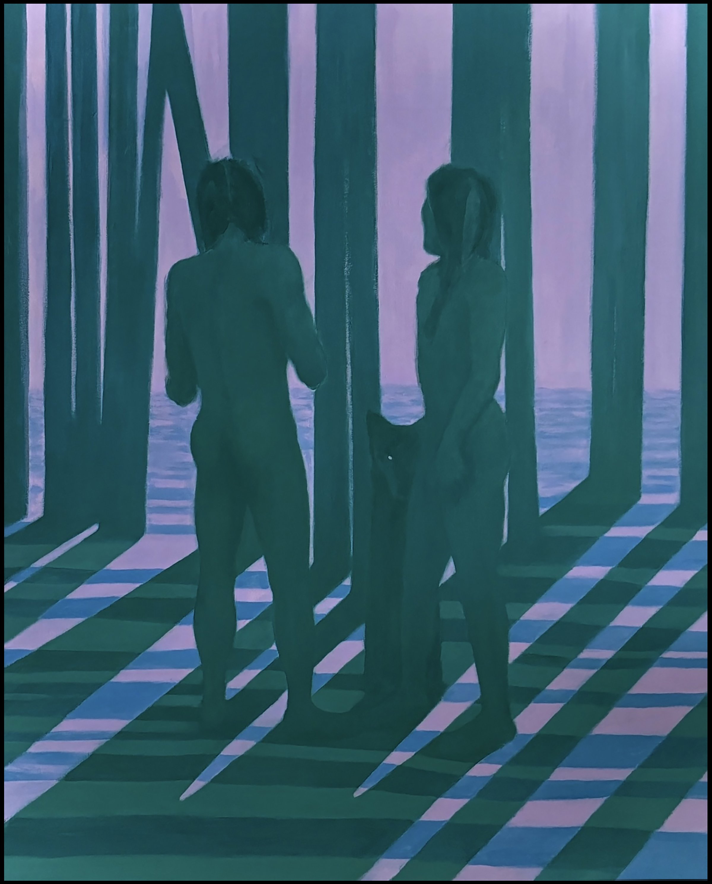 Brothers, Acrylic on Canvas 32x40in