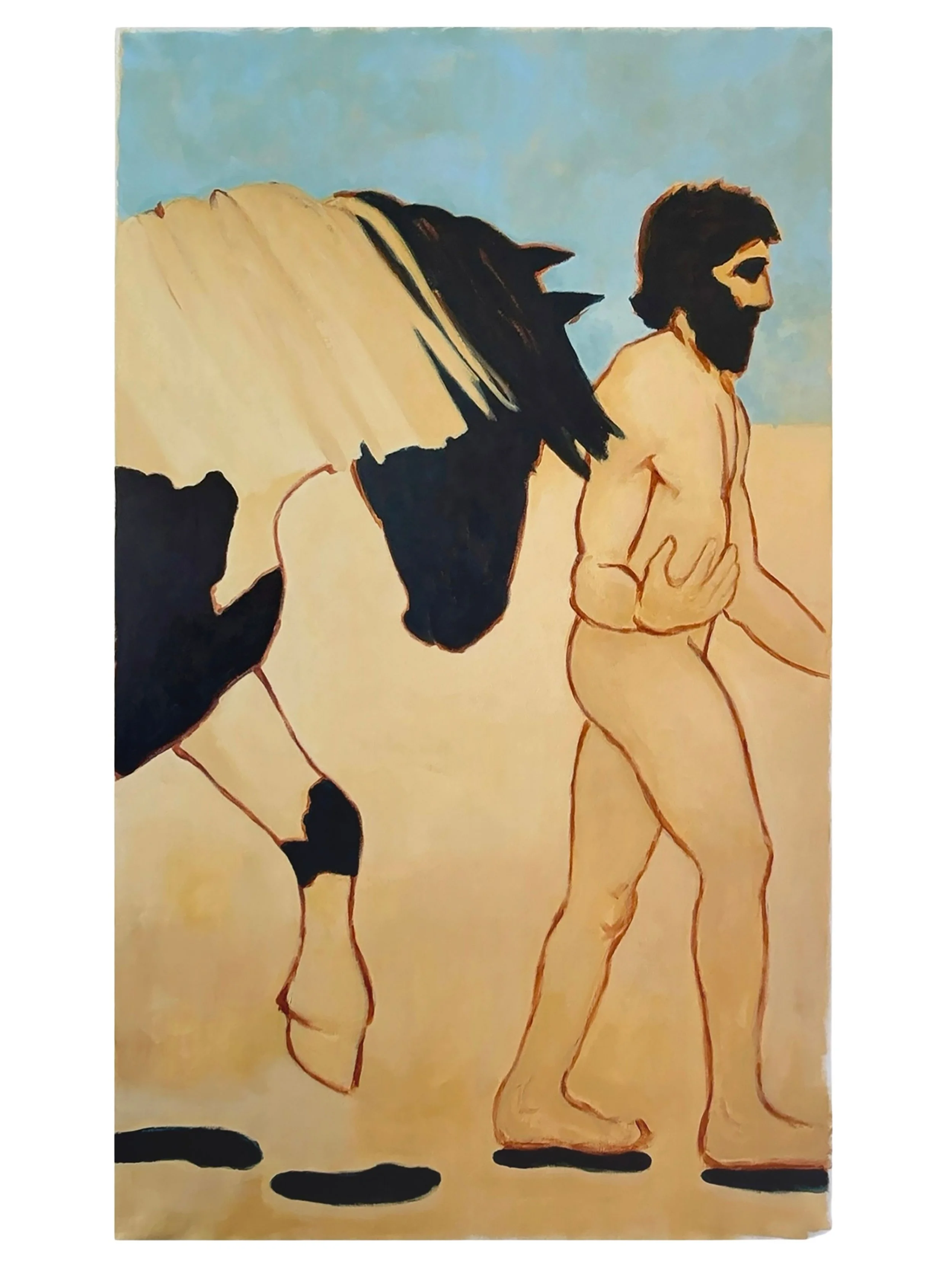 Conversations, Acrylic on Canvas 48x80in