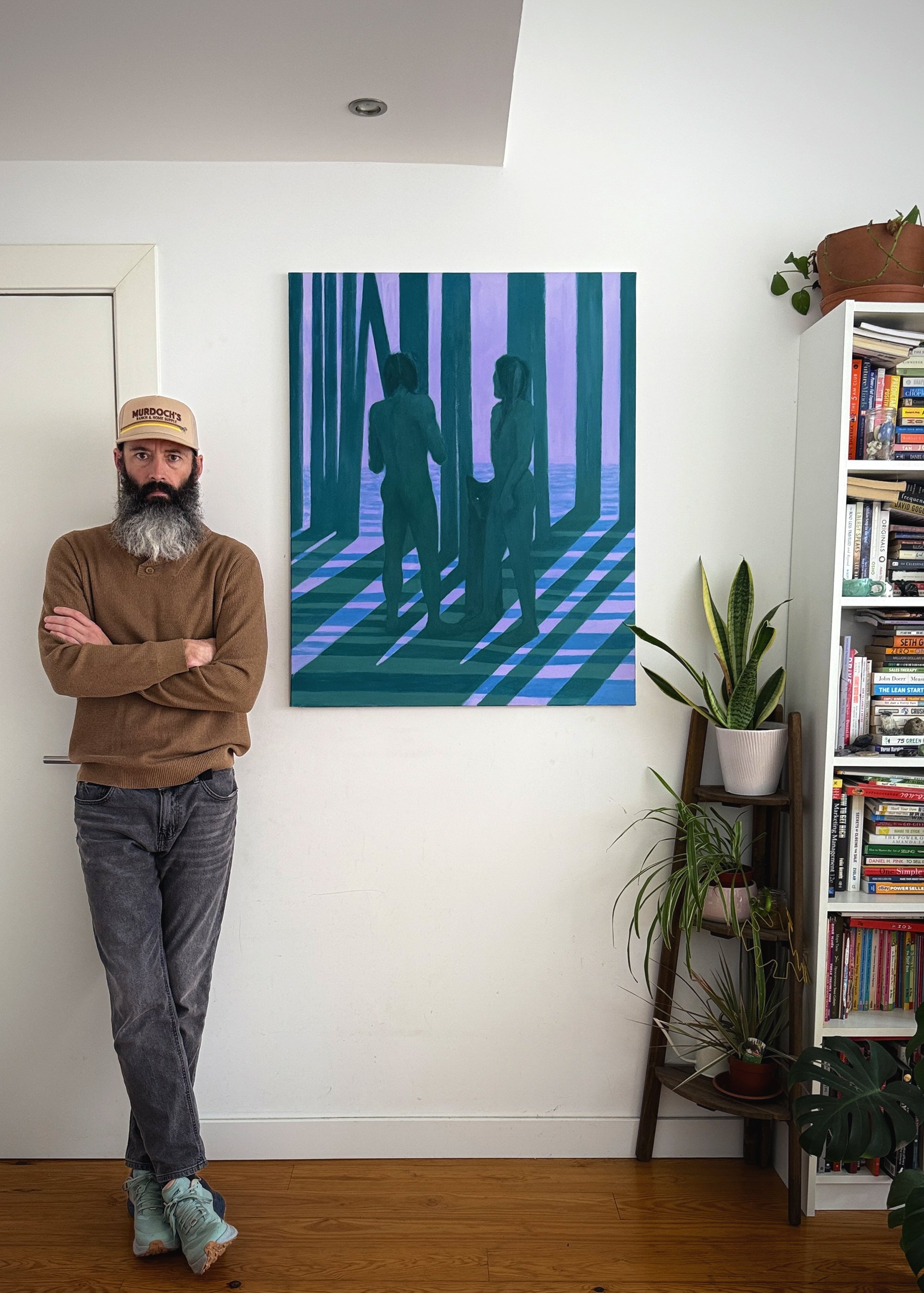 Brothers, Acrylic on Canvas 32x40in