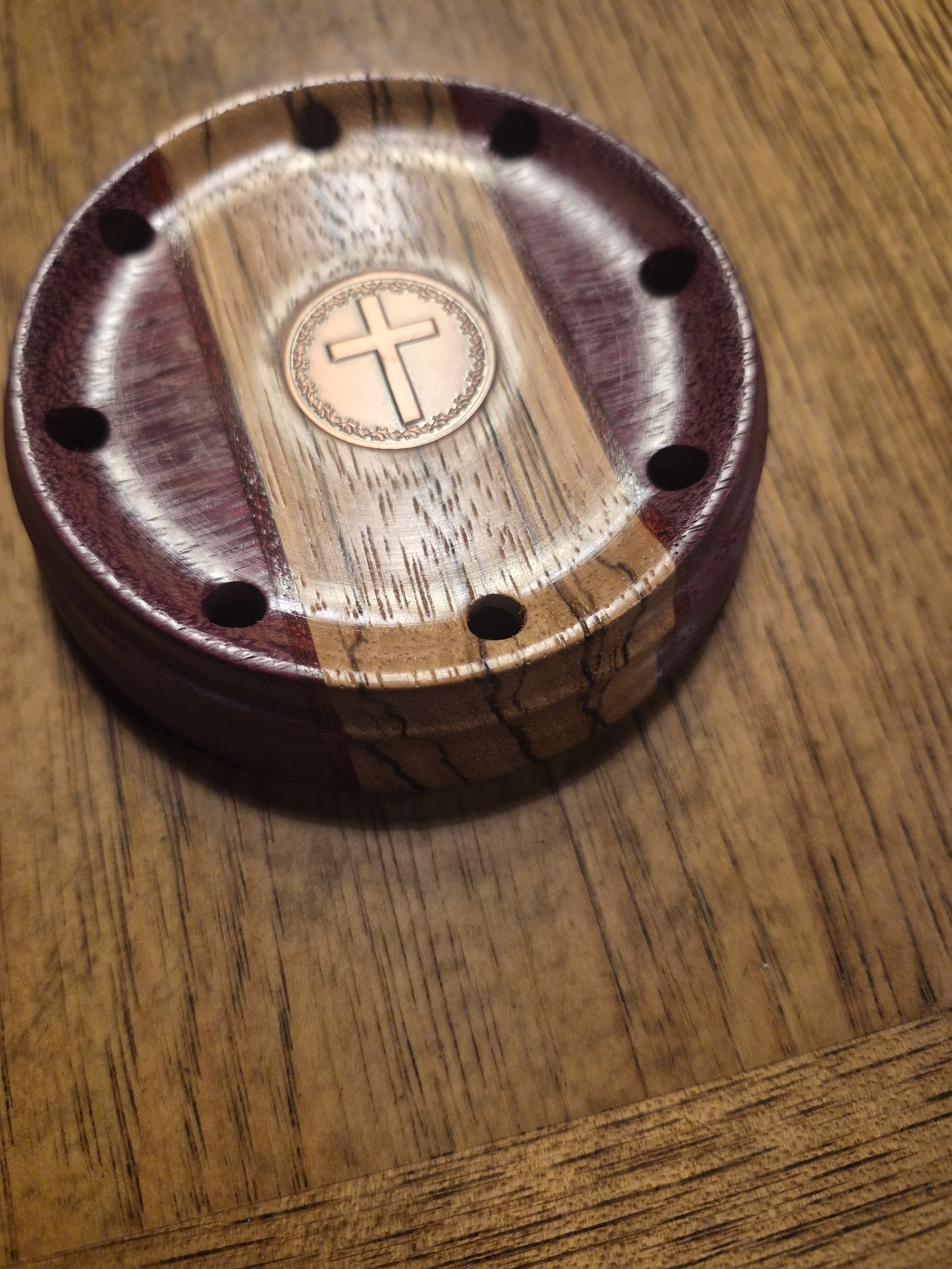 PURPLE HEART AFRICAN PADUK ZEBRA WOOD SLATE