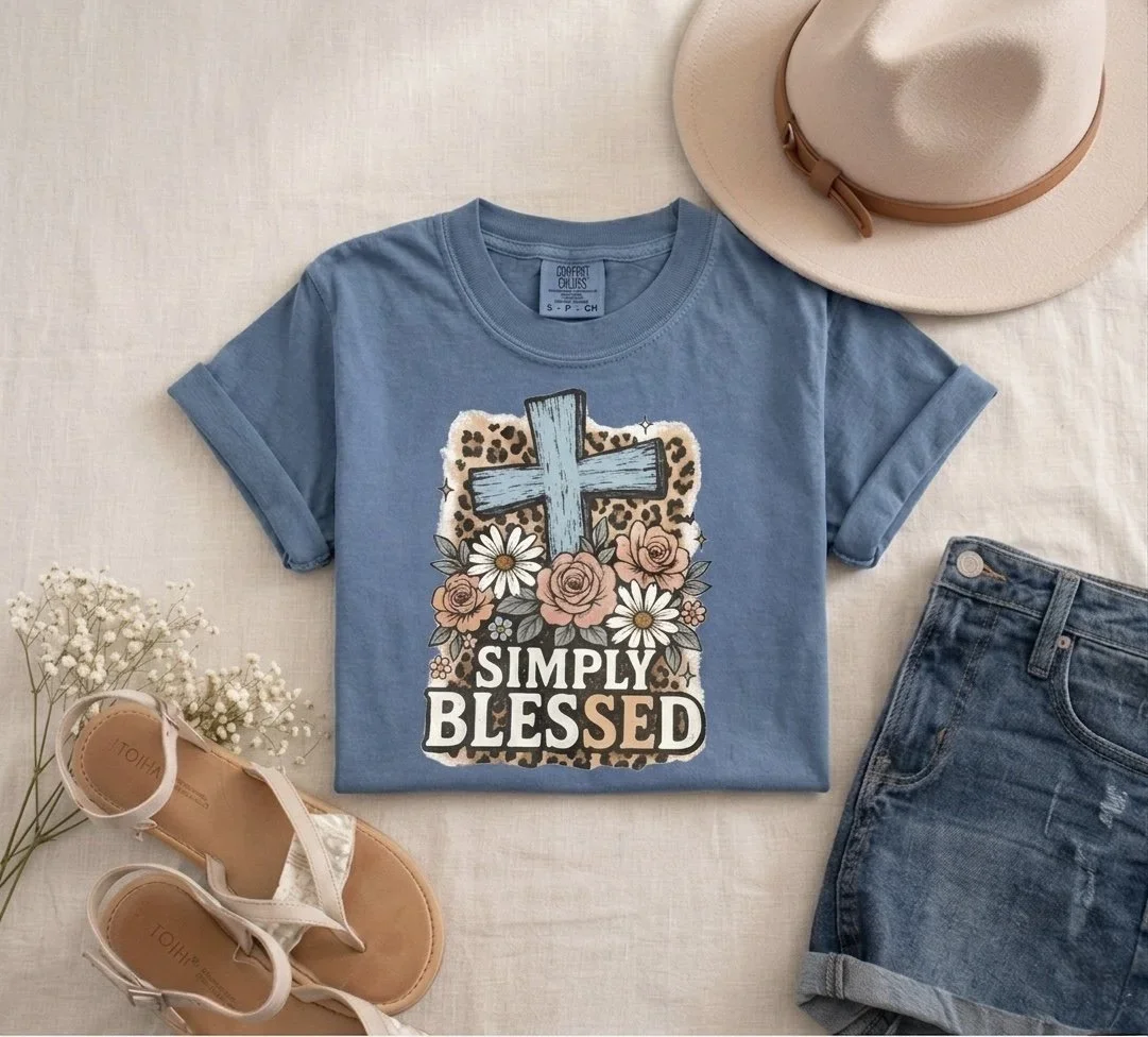 Simply Blessed Graphic T-Shirt