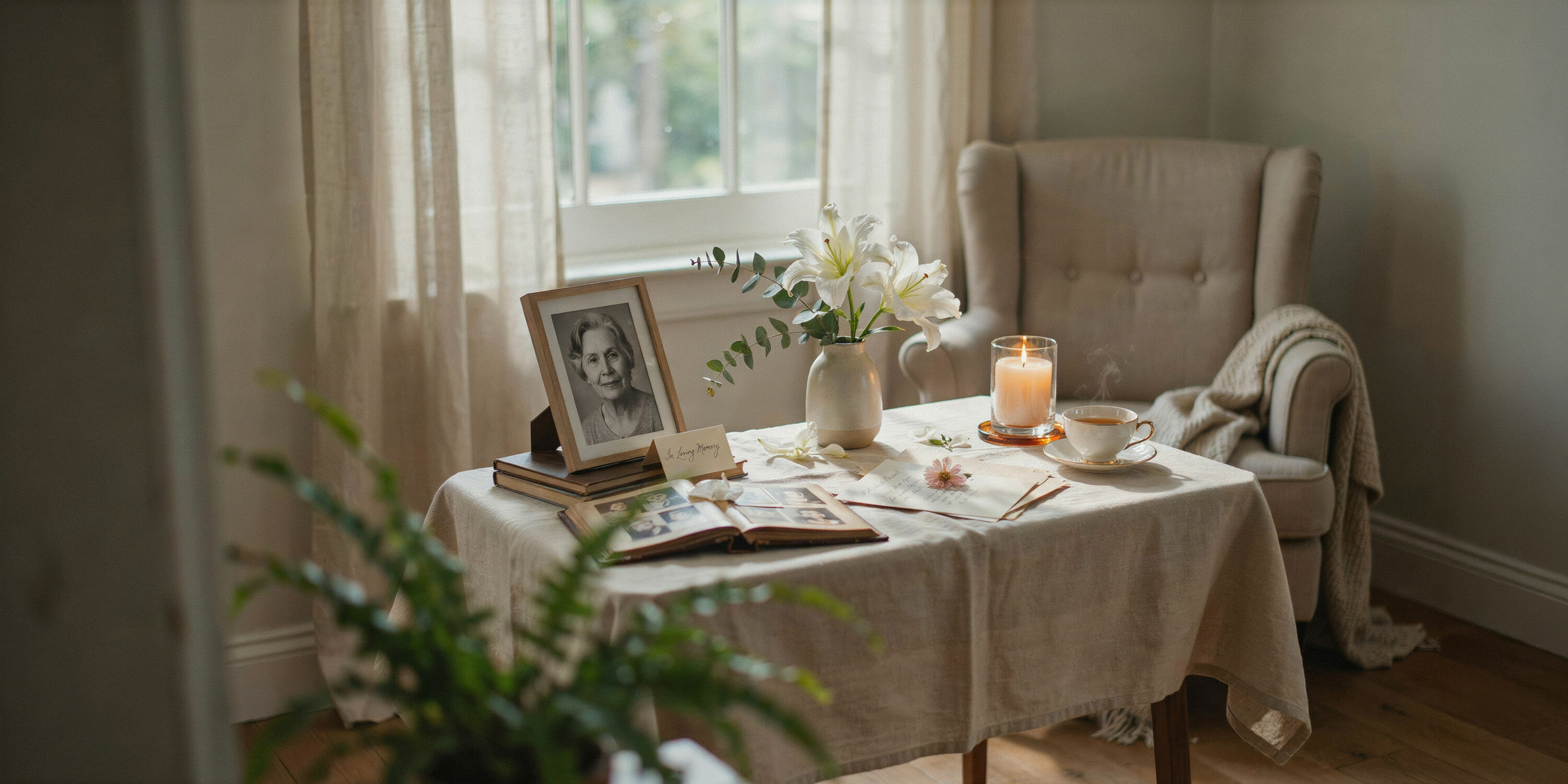 memory table, mbued Events celebration of life planning in Austin, TX