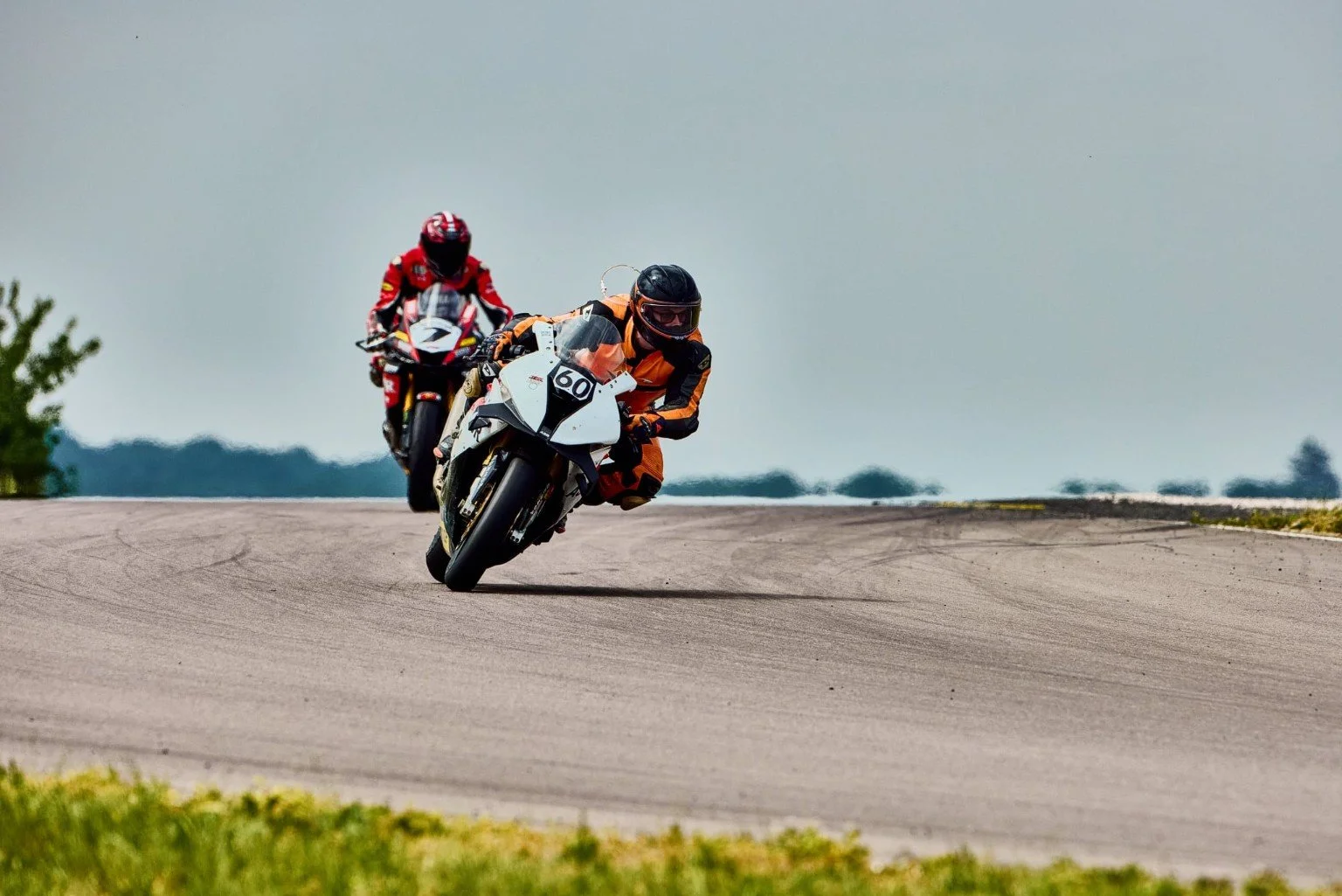 N.Gartmann Rennmotorrad auf der Rennstrecke