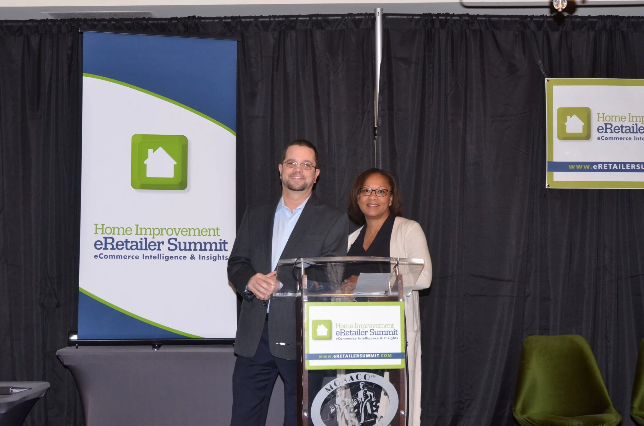 Peter Giannetti and Sonya Ruff Jarvis at the 4th annual Home Improvement eRetailer Summit