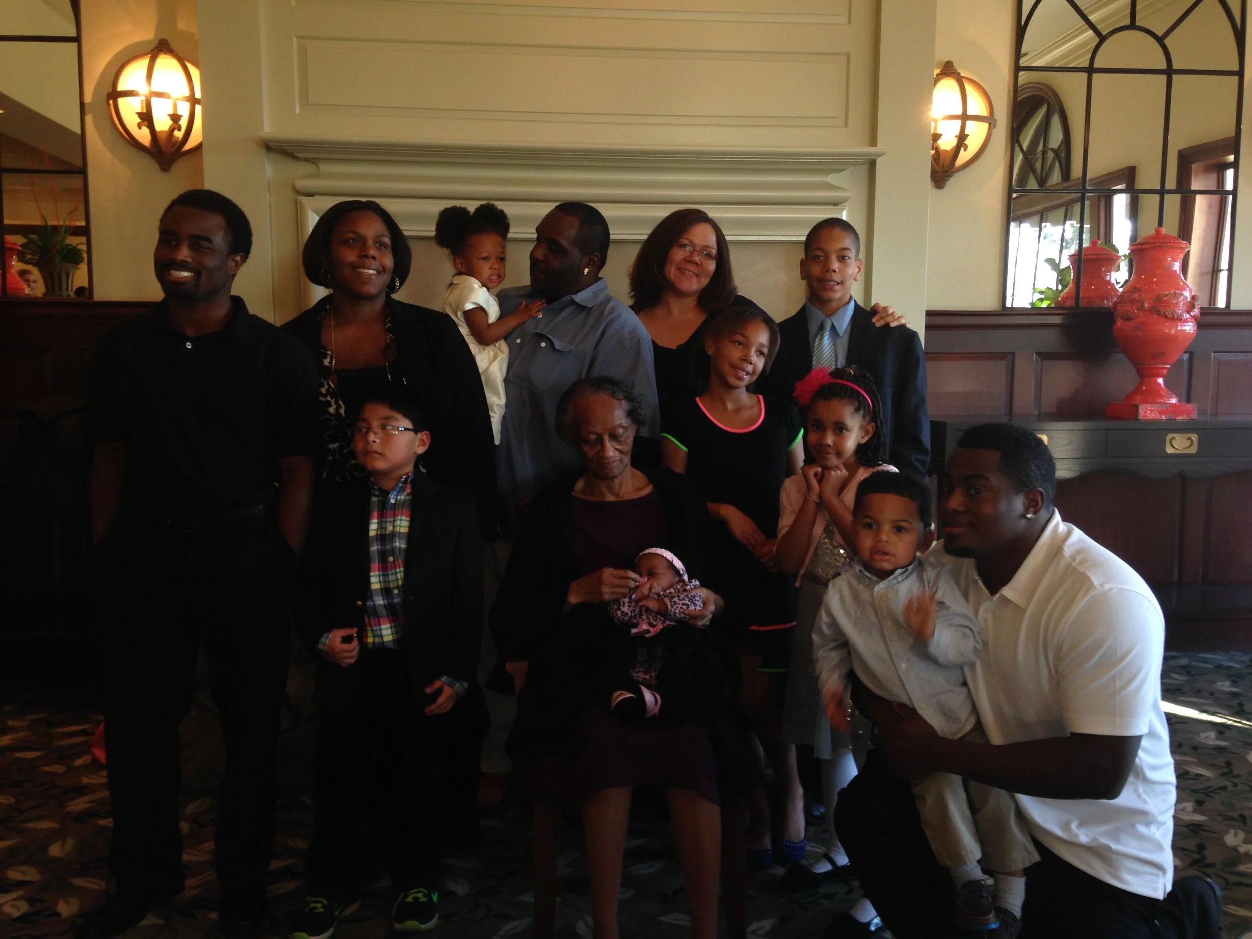 Ruff family Thanksgiving celebration 2013 - Mom &amp; grandchildren - Bermuda Run Country Club