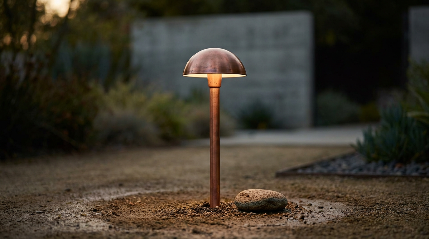 Copper Path Light