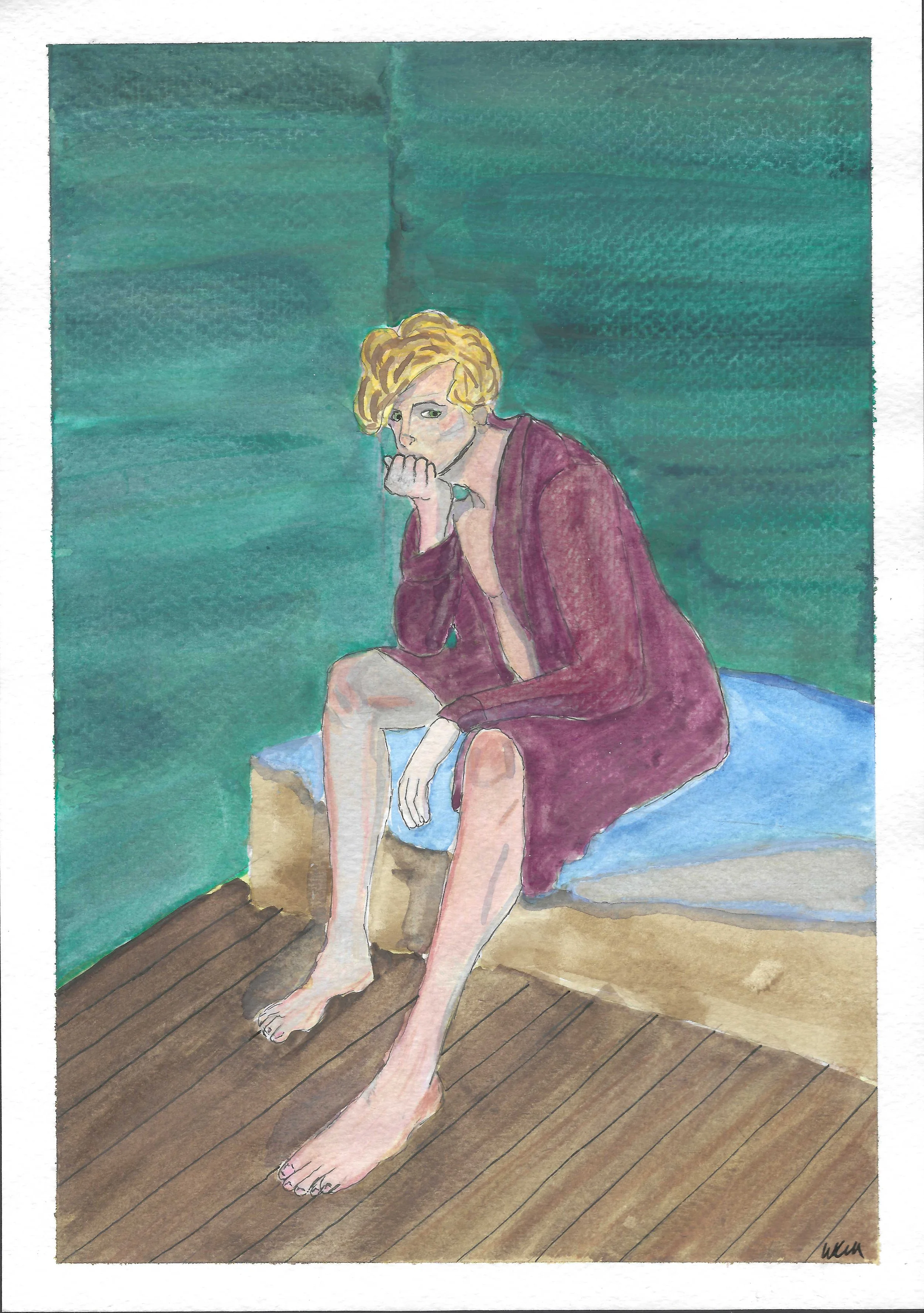 Andy in his Robe