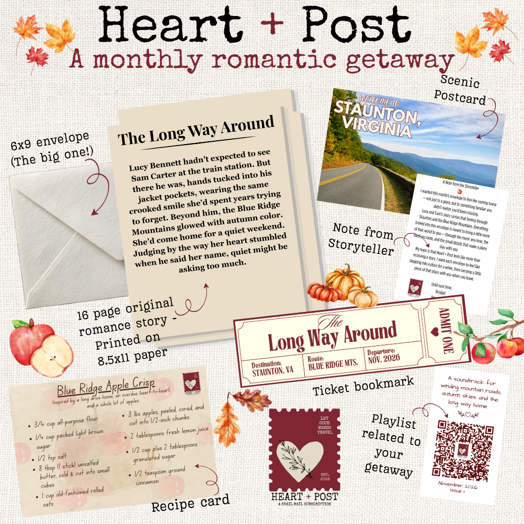 Heart + Post November Getaway