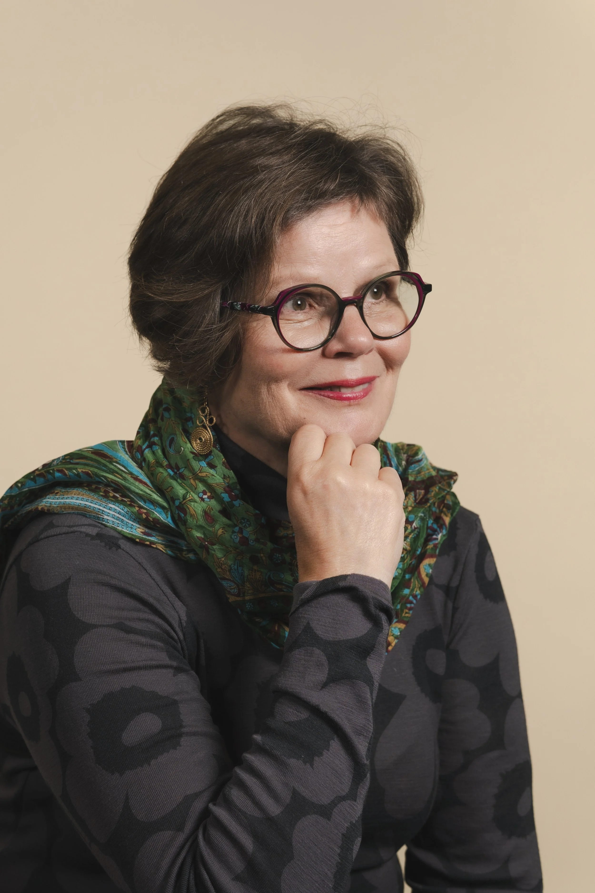 Artist Pirjo Leskinen photographed by Karoliina Gavrilov