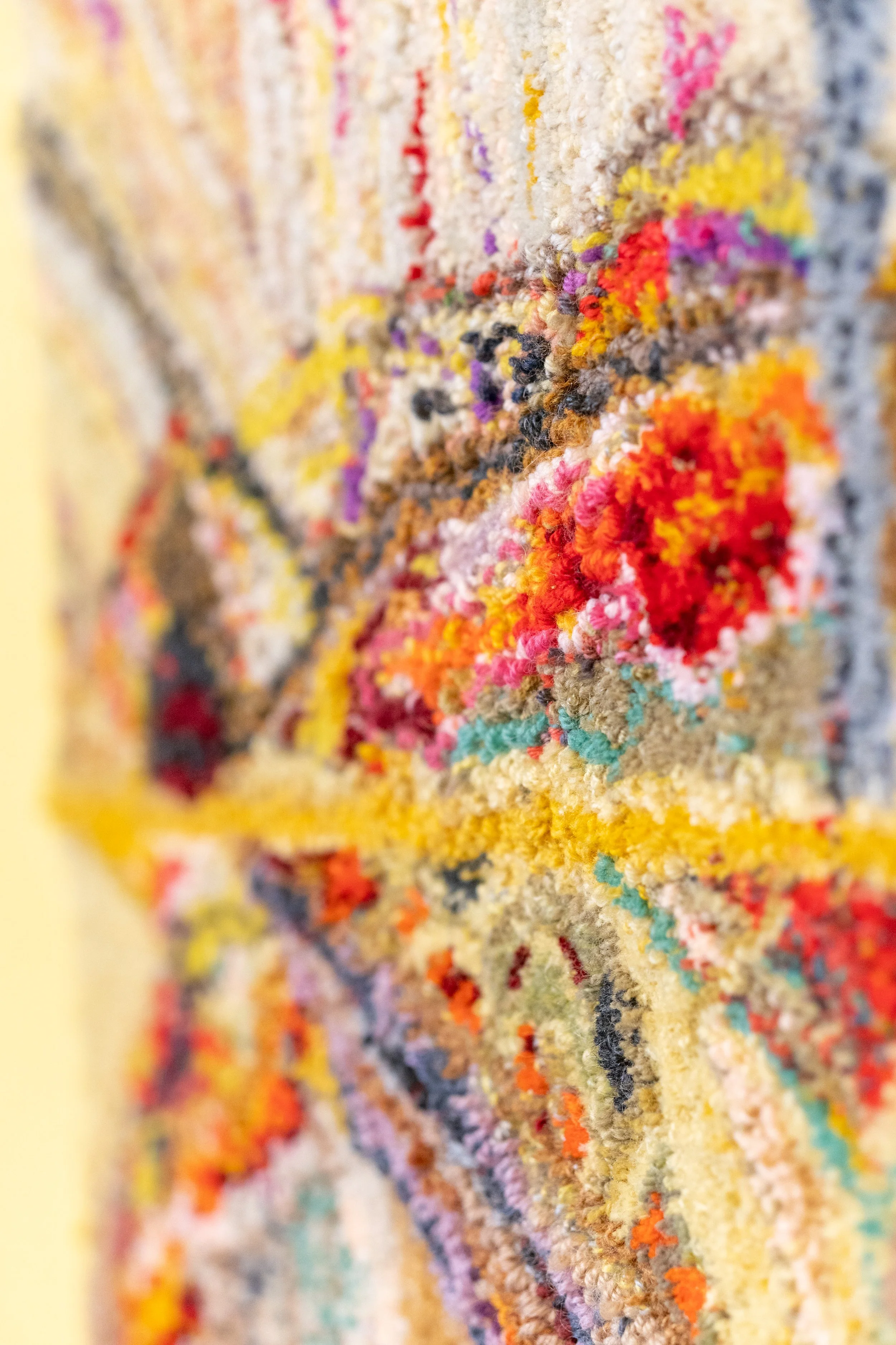 Tufting work by Pirjo Leskinen photographed by Karoliina Gavrilov