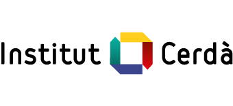 Colorful geometric shape with overlapping blocks in yellow, red, blue, and teal.
