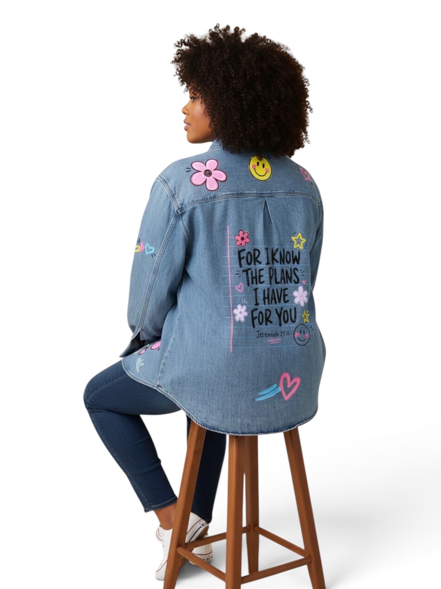 Starting at $70, including the garment
The Plans I Have for You (back)