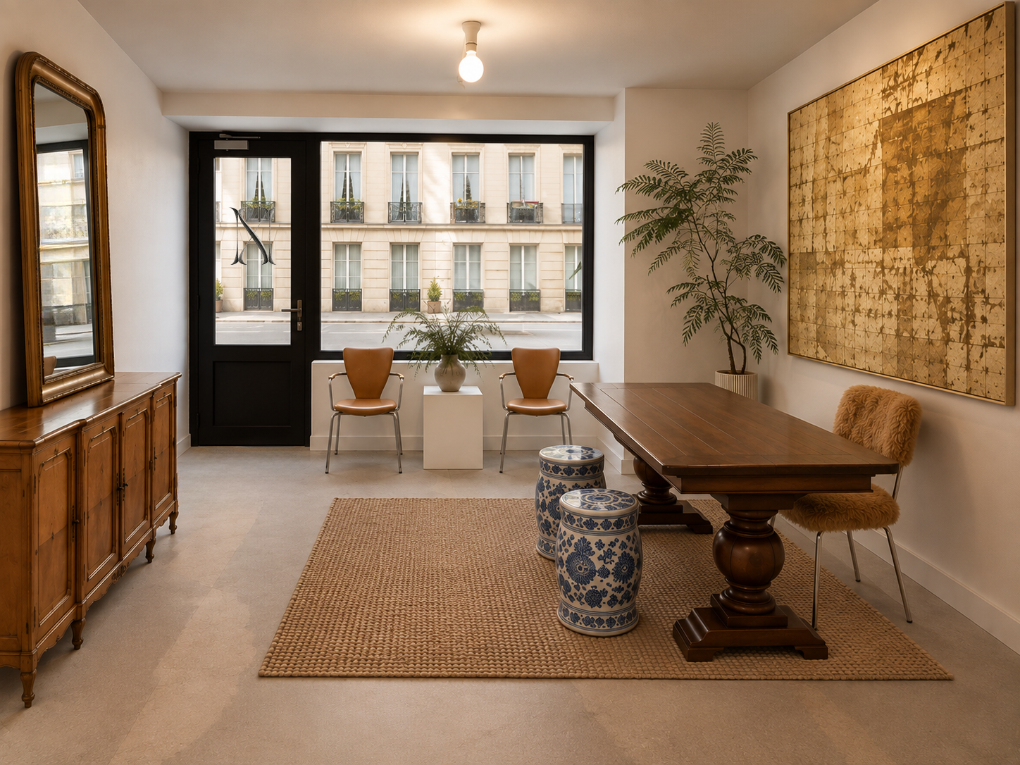 Next Tattoo Studio in Paris. Interior of the studio.