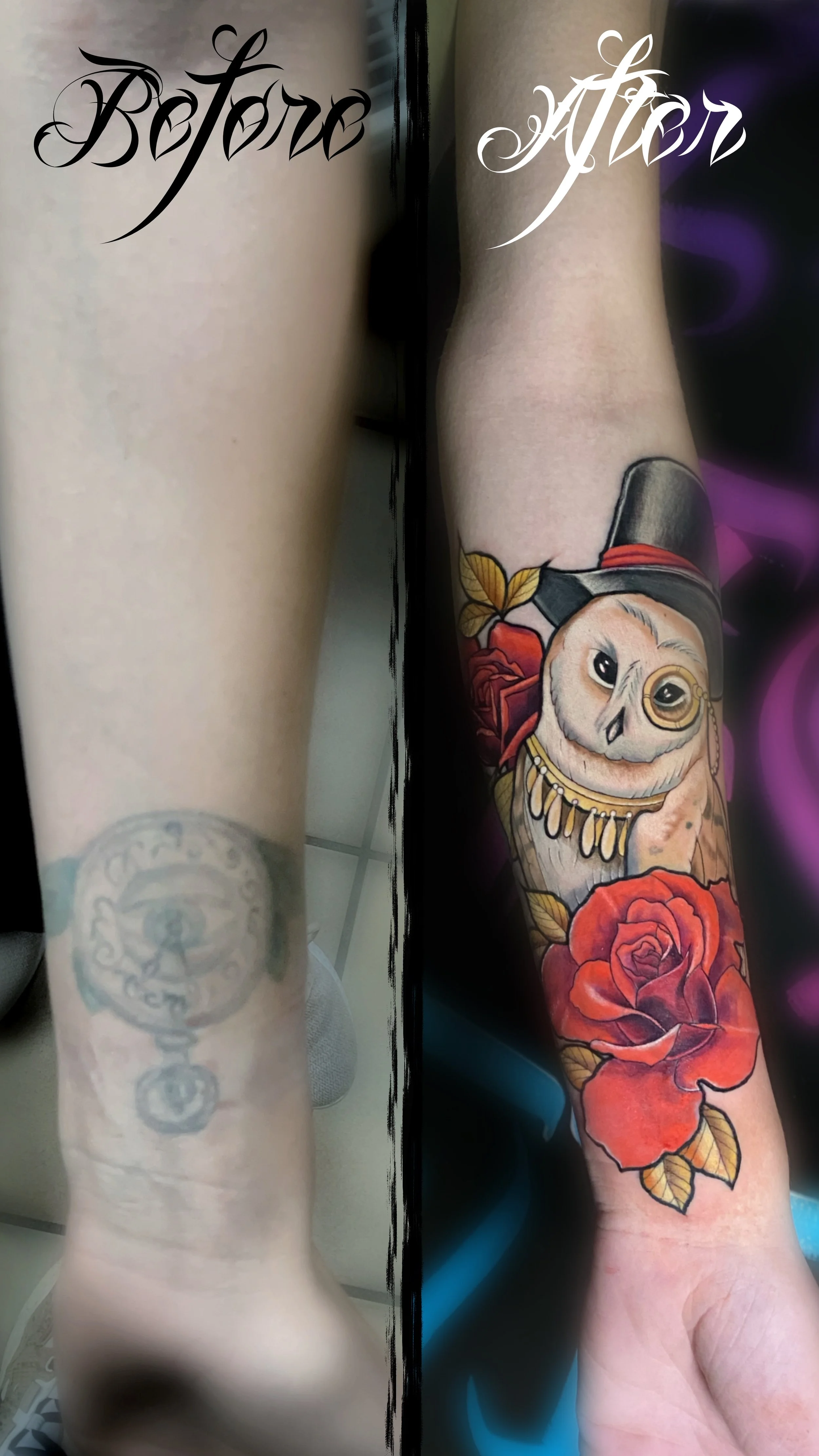 Looking to cover an old tattoo in Paris? Contact NEXT to discuss your existing piece, preferred style and possibilities for a new design.