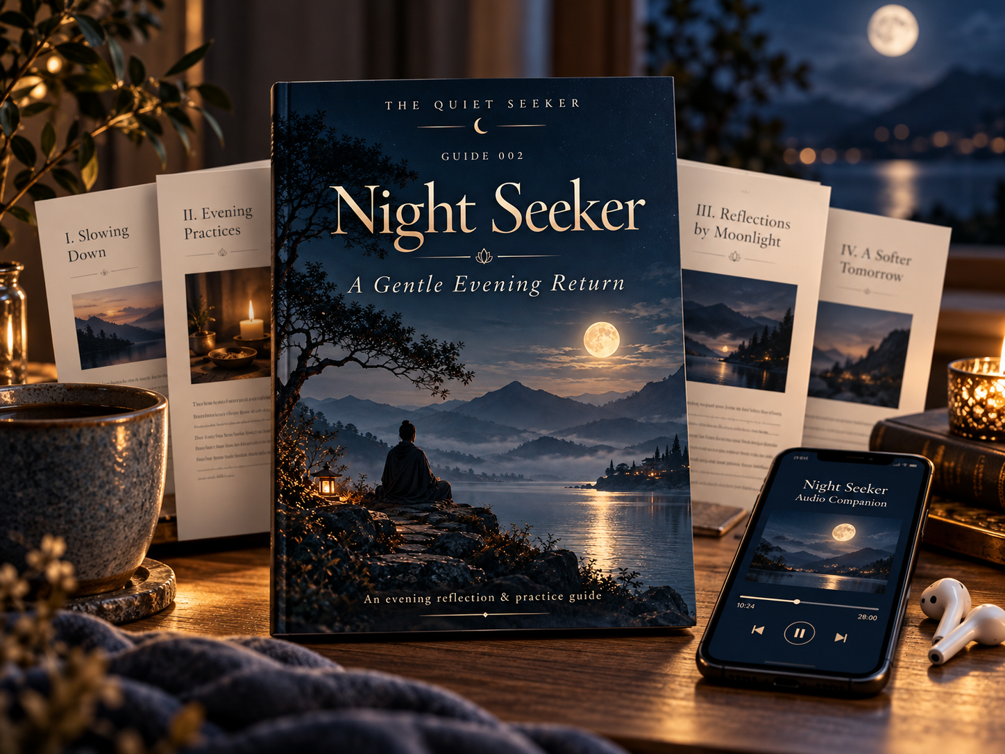 Night Seeker — A Gentle Evening Return — A Companion for Quieting the Day