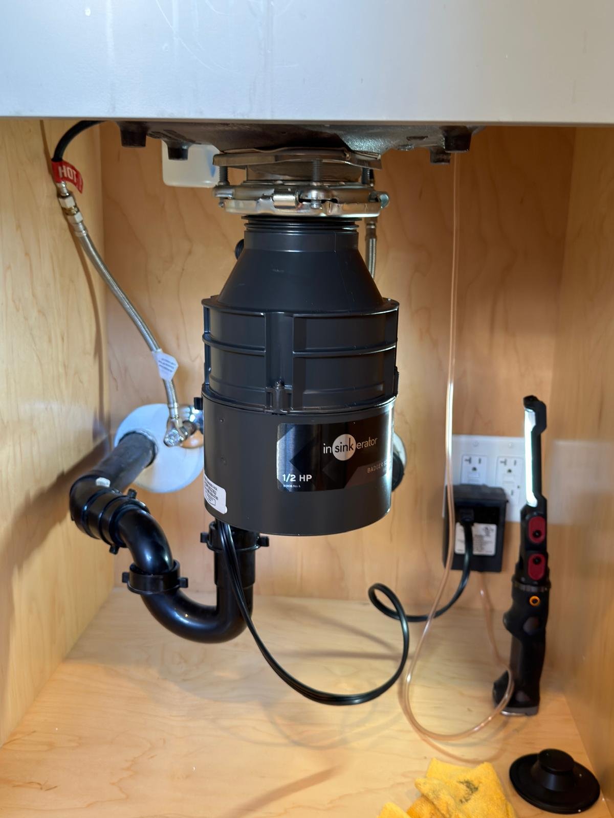 Garbage Disposal Installation- Labor started at 150$. Materials not included.